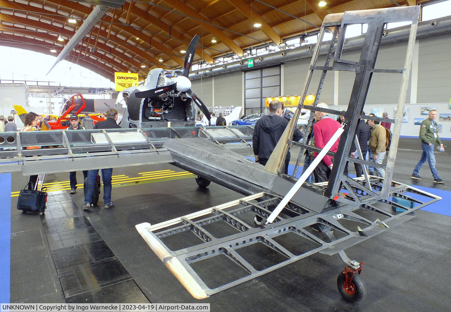 UNKNOWN, 2023 Airconcept Observer C/N 01, Airconcept Observer prototype (still incomplete) at the AERO 2023, Friedrichshafen