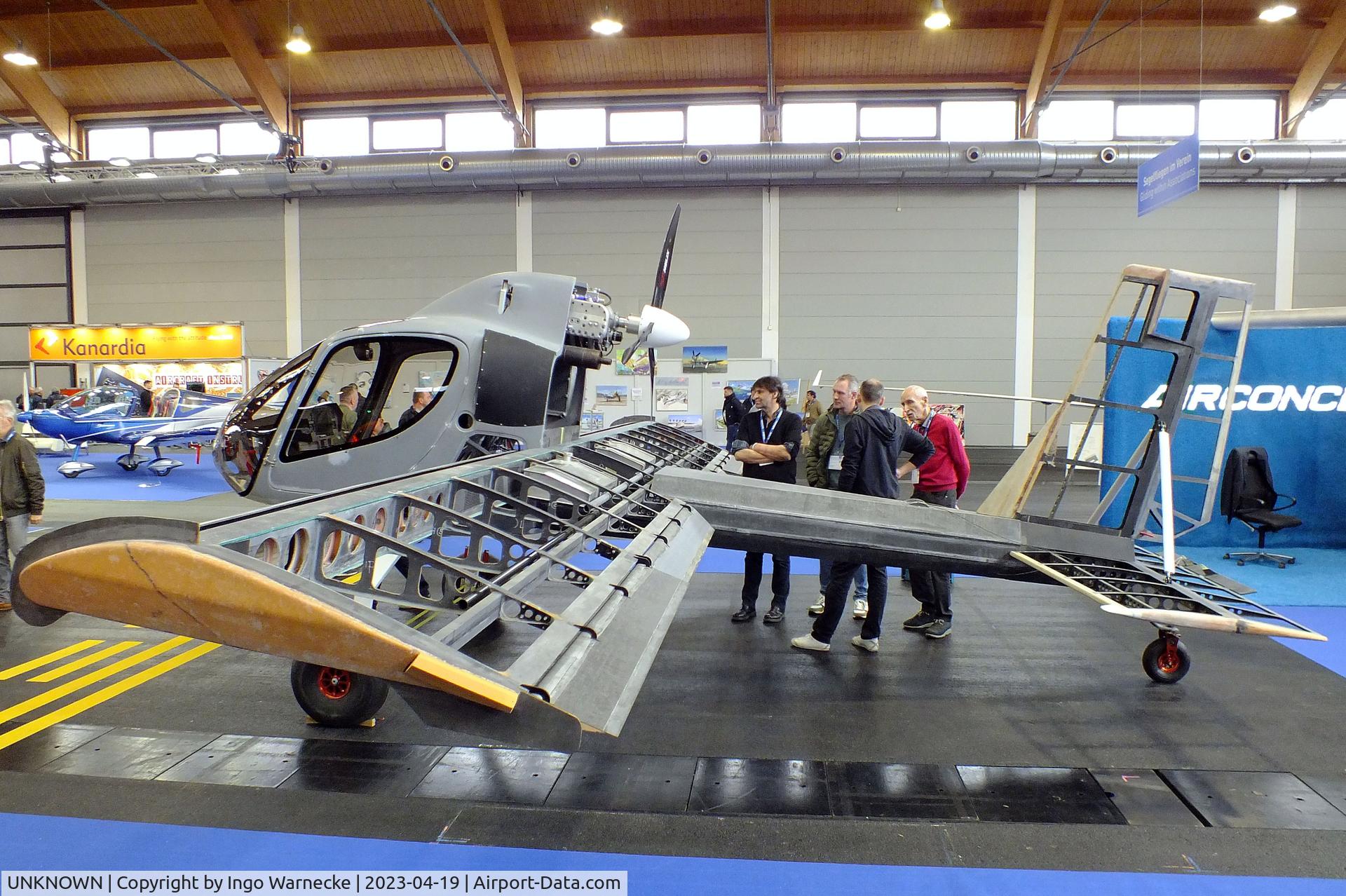 UNKNOWN, 2023 Airconcept Observer C/N 01, Airconcept Observer prototype (still incomplete) at the AERO 2023, Friedrichshafen