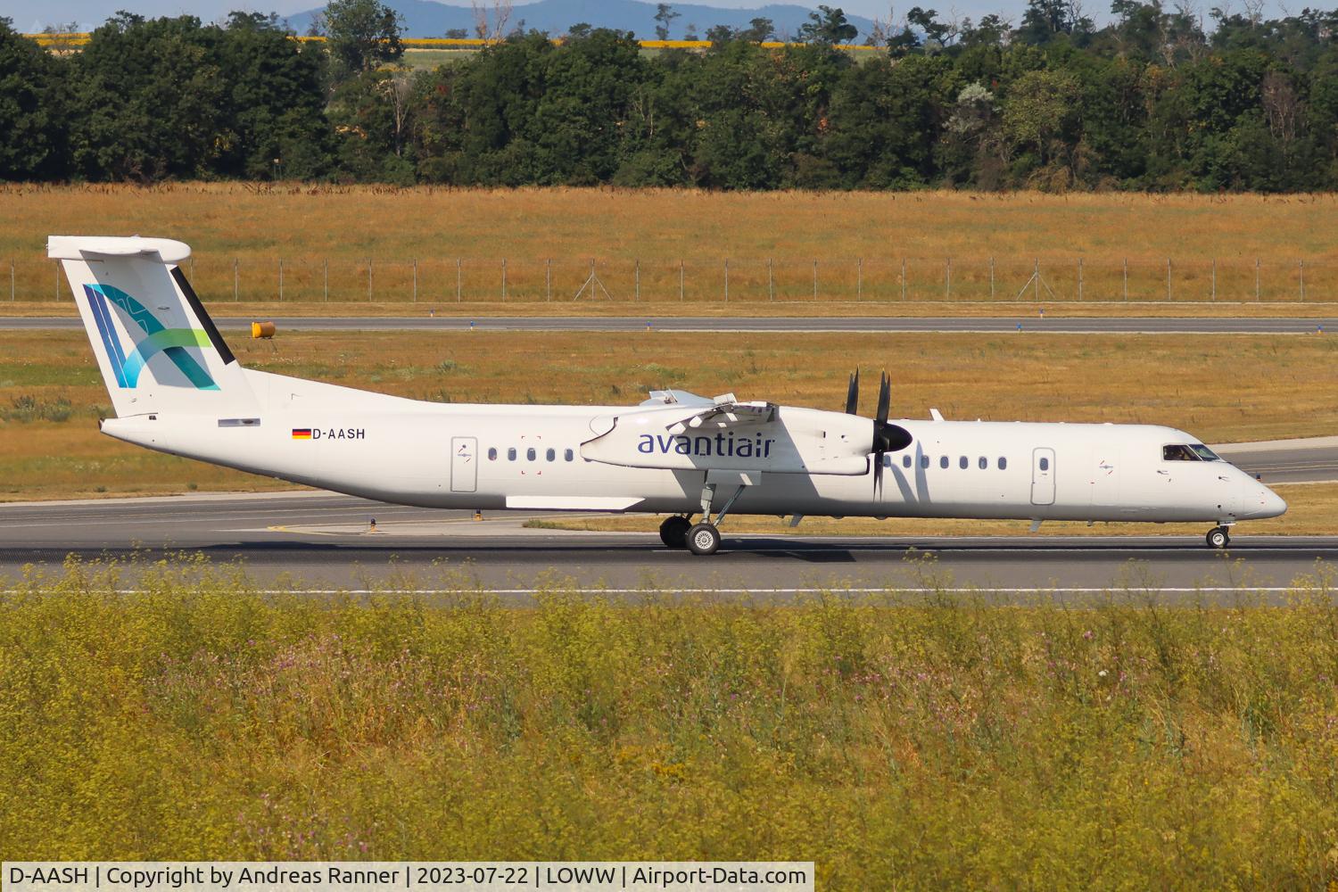 D-AASH, 2008 De Havilland Canada DHC-8-400 Dash 8 C/N 4187, Avanti Air DHC-8