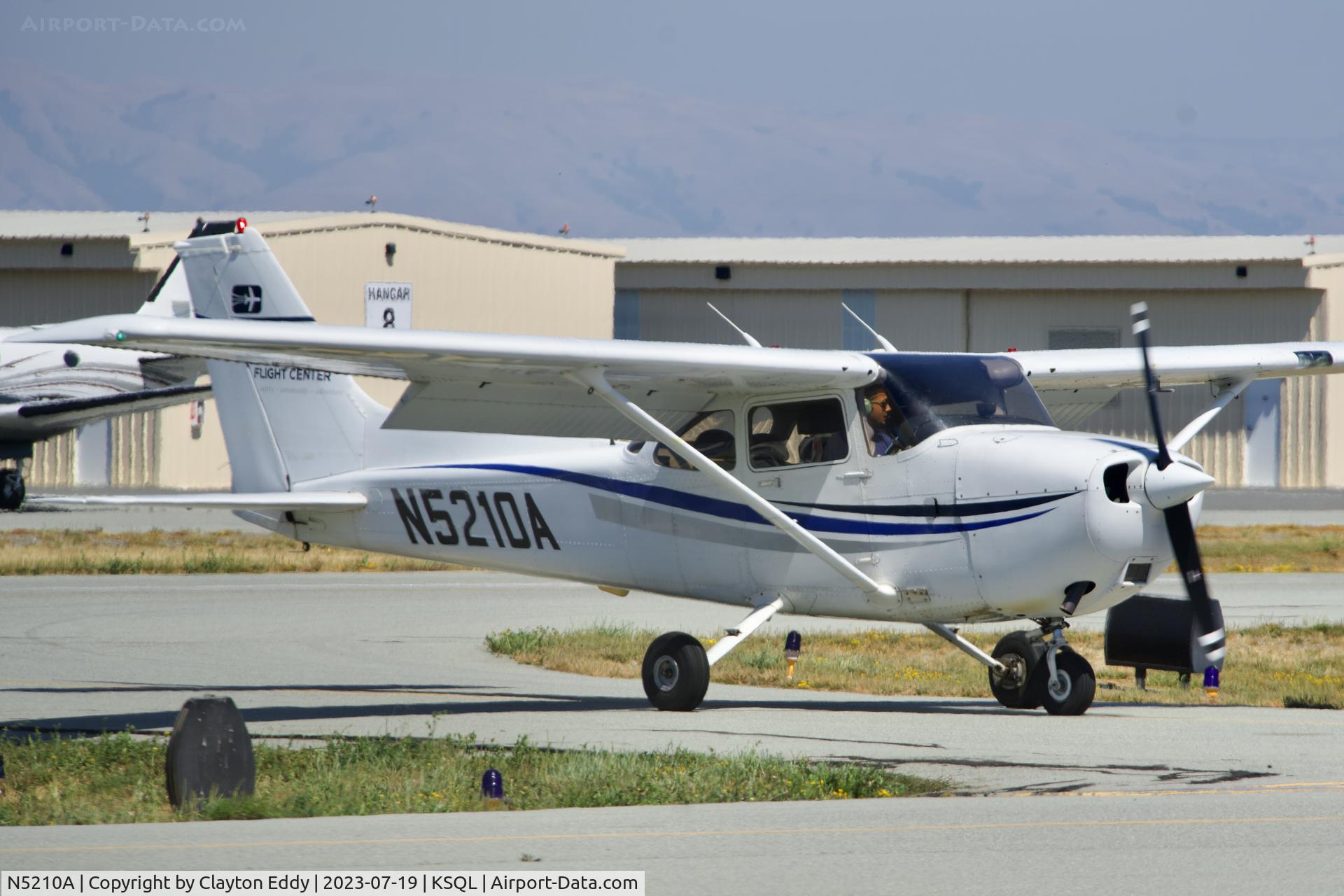 N5210A, 2002 Cessna 172S C/N 172S9118, San Carlos airport in California 2023.
