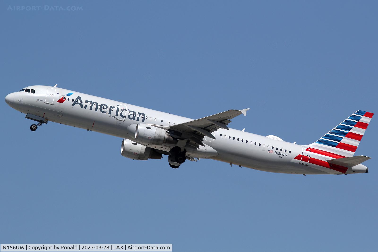 N156UW, 2013 Airbus A321-211 C/N 5684, at lax