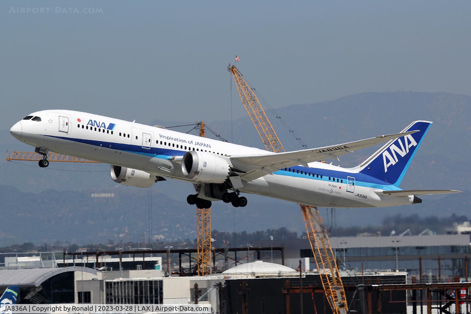 JA836A, 2015 Boeing 787-9 Dreamliner Dreamliner C/N 34527, at lax