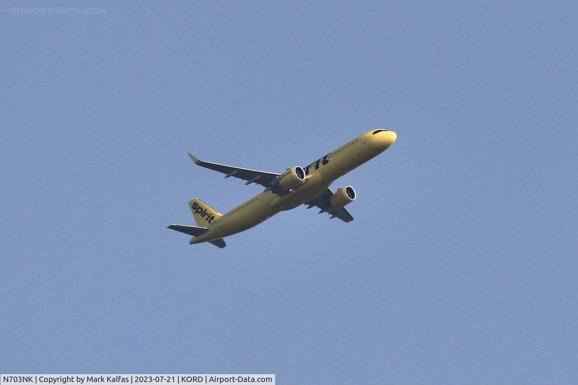 N703NK, 2023 AIRBUS A321-271NX C/N 11383, Spirit Airlines A21N N703NK NKS19 FLL-ORD