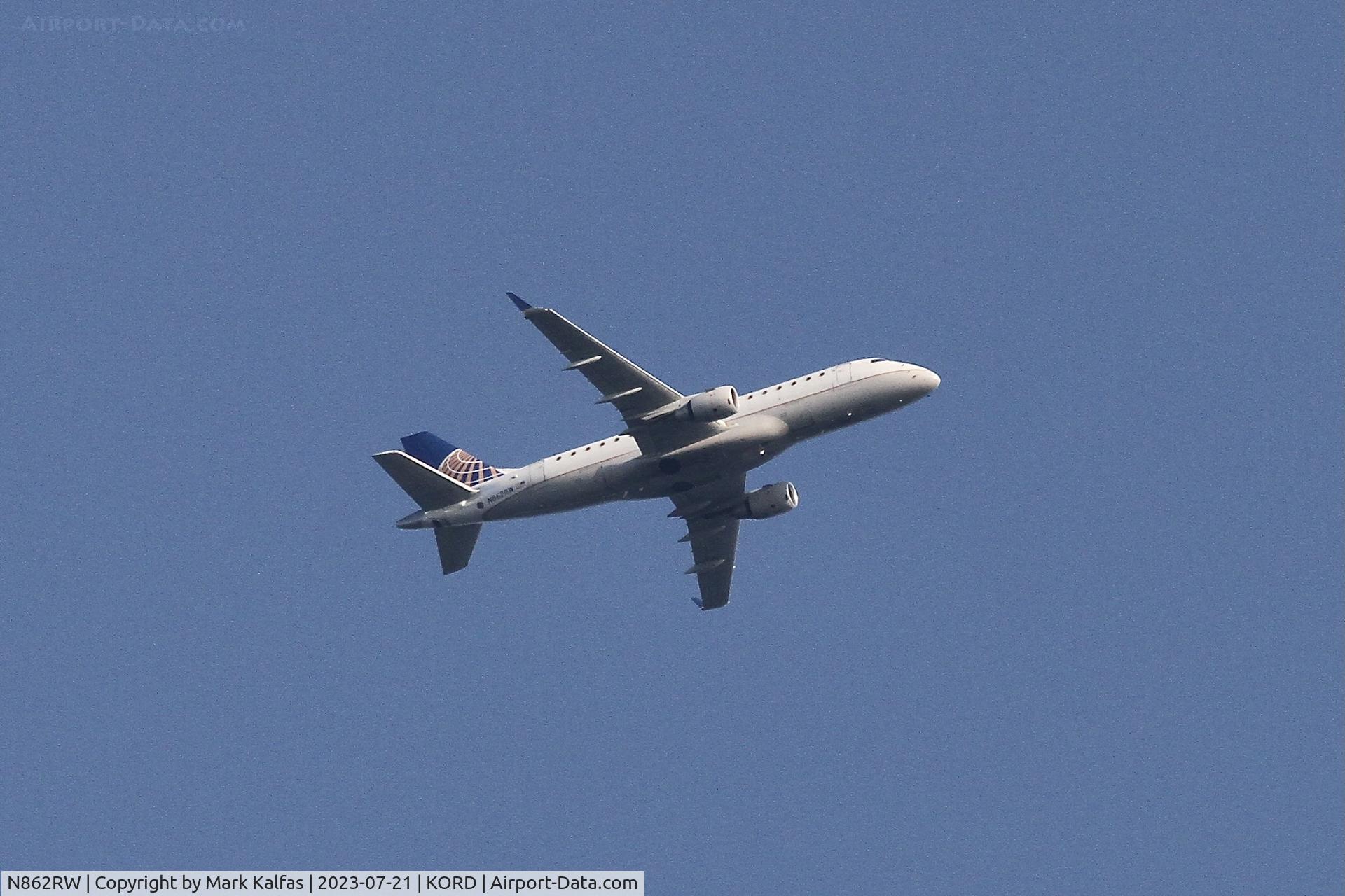 N862RW, 2005 Embraer 170SE (ERJ-170-100SE) C/N 17000098, Republic Airways / United Express E170 N862RW RPA3318 SAV-ORD