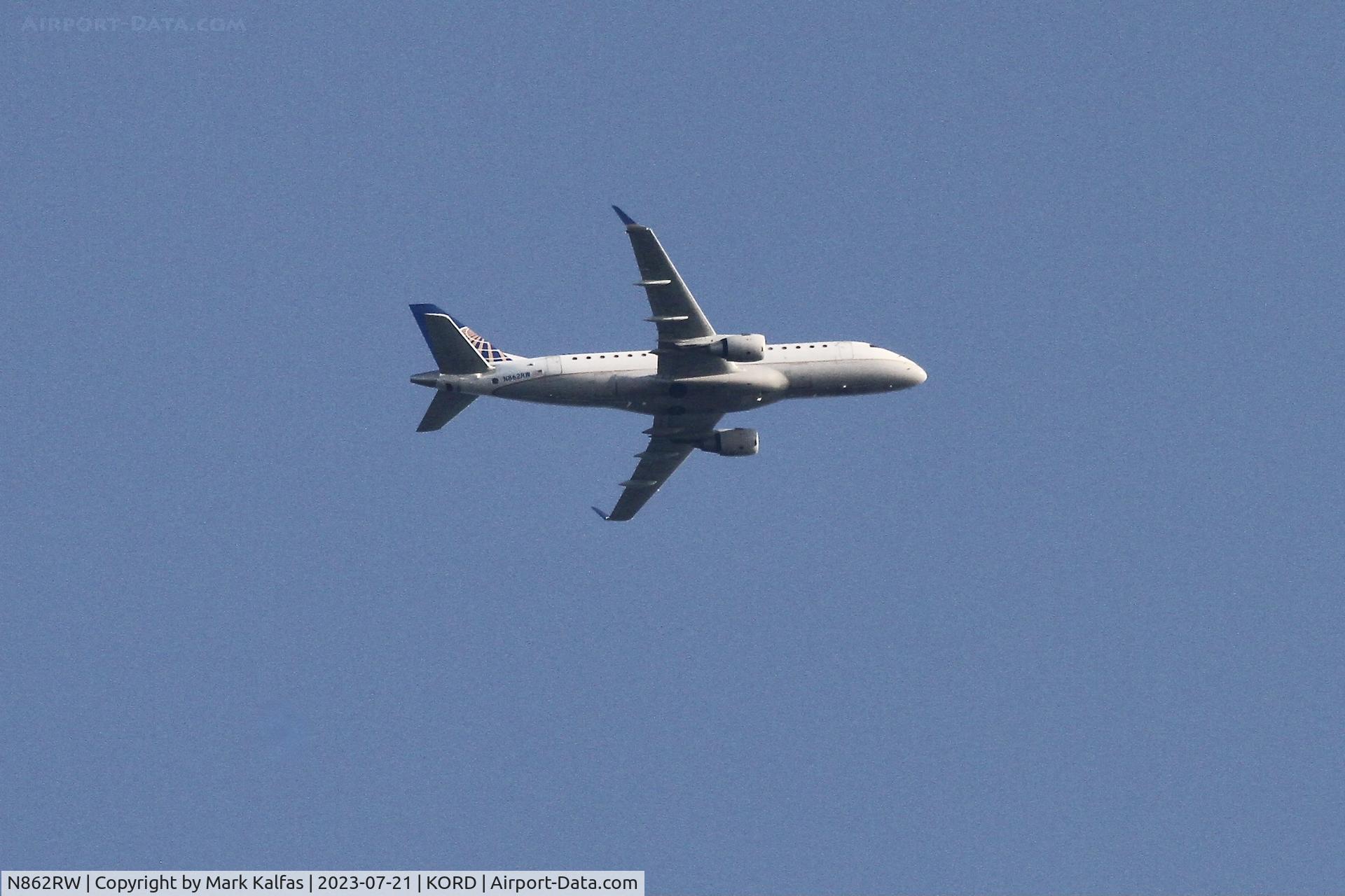 N862RW, 2005 Embraer 170SE (ERJ-170-100SE) C/N 17000098, Republic Airways / United Express E170 N862RW RPA3318 SAV-ORD