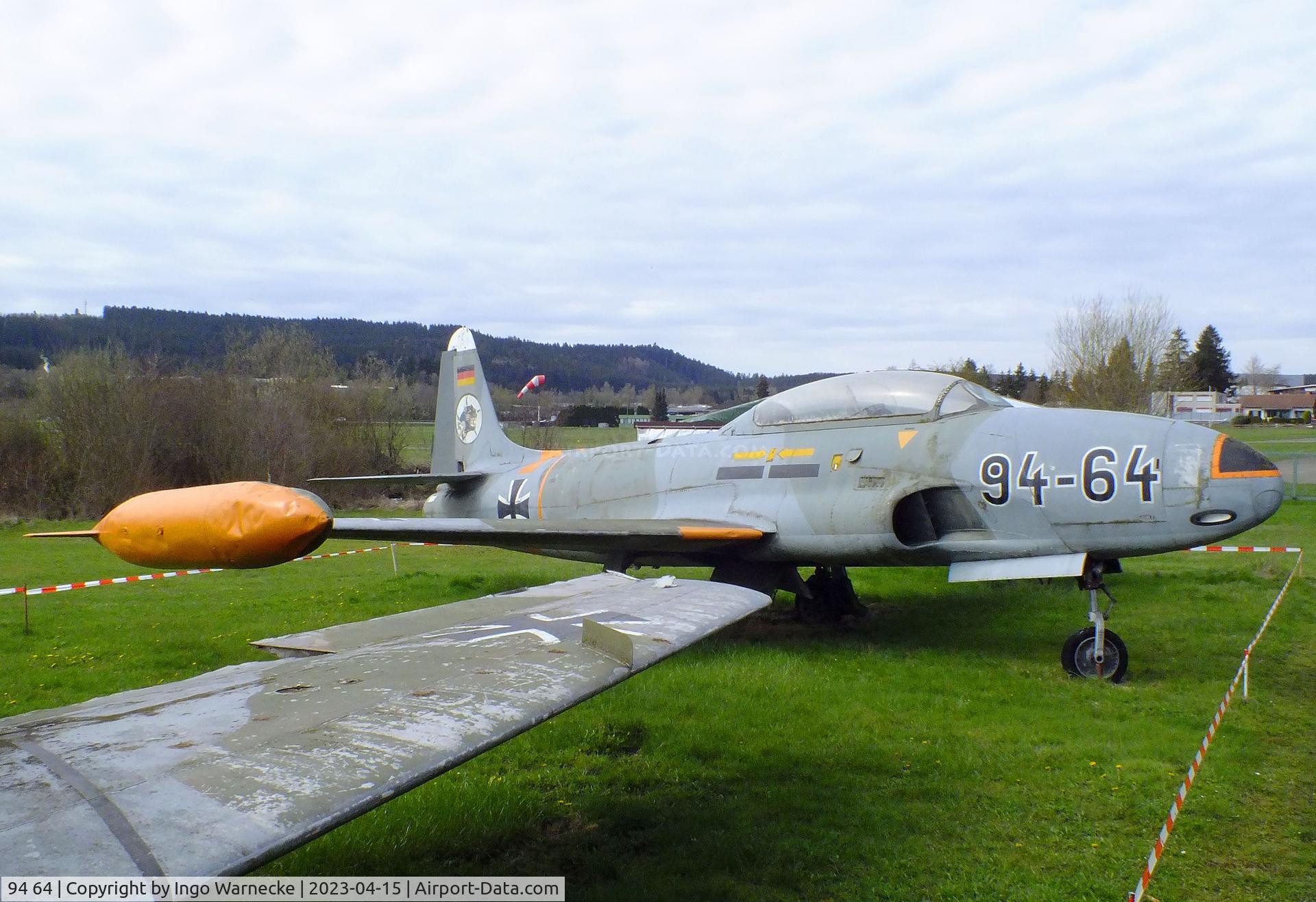 94 64, Lockheed T-33A Shooting Star C/N 580-9152, Lockheed T-33A at the Internationales Luftfahrtmuseum, Schwenningen