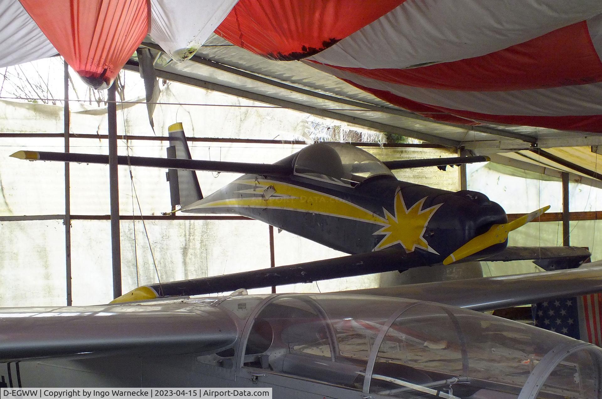 D-EGWW, 1982 QAC QAC Quickie Q1 C/N 001, QAC Quickie Q1 at the Internationales Luftfahrtmuseum, Schwenningen
