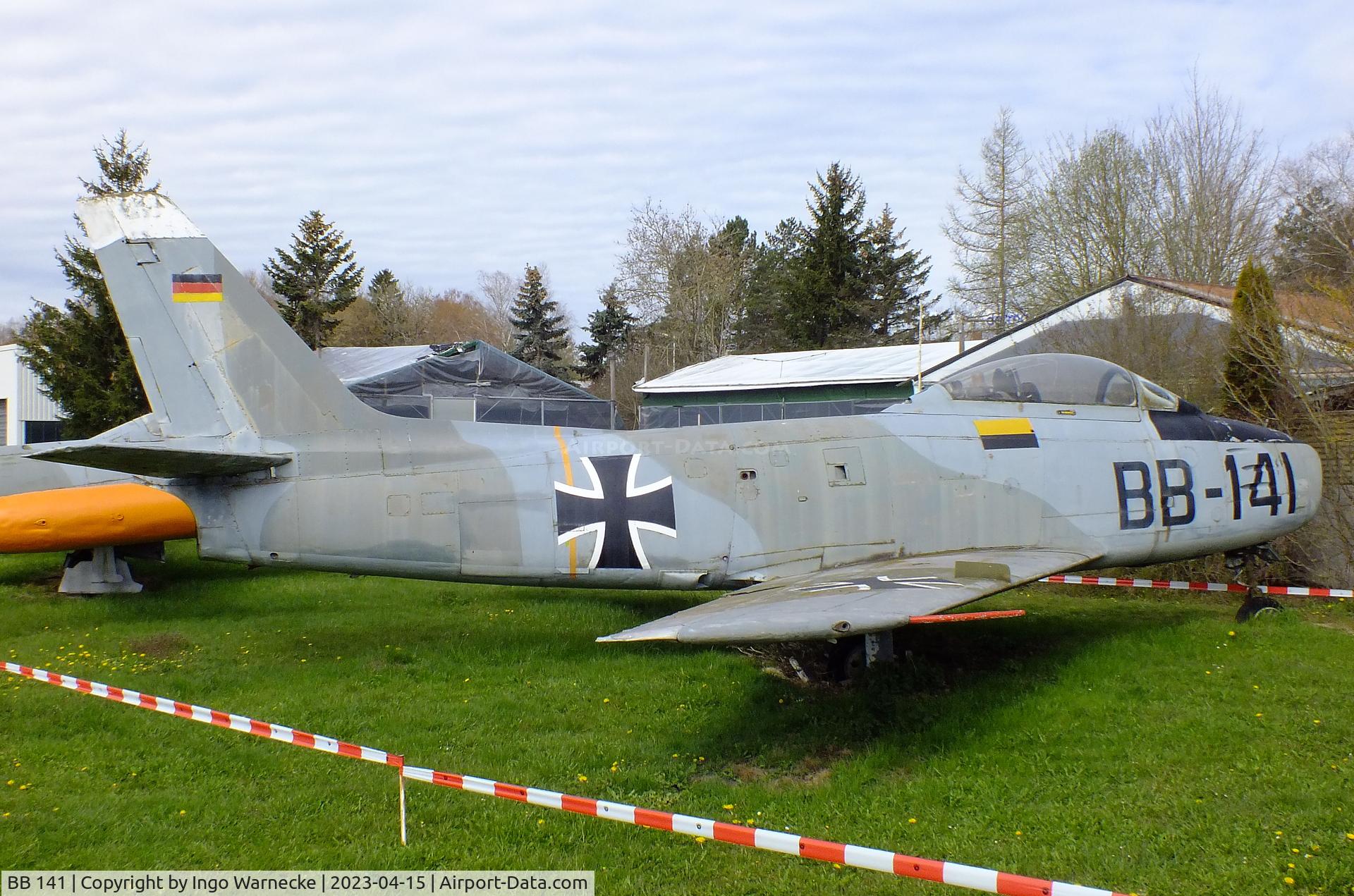 BB 141, Canadair CL-13A Sabre 5 C/N 840, Canadair CL-13A Sabre 5 (F-86) at the Internationales Luftfahrtmuseum, Schwenningen