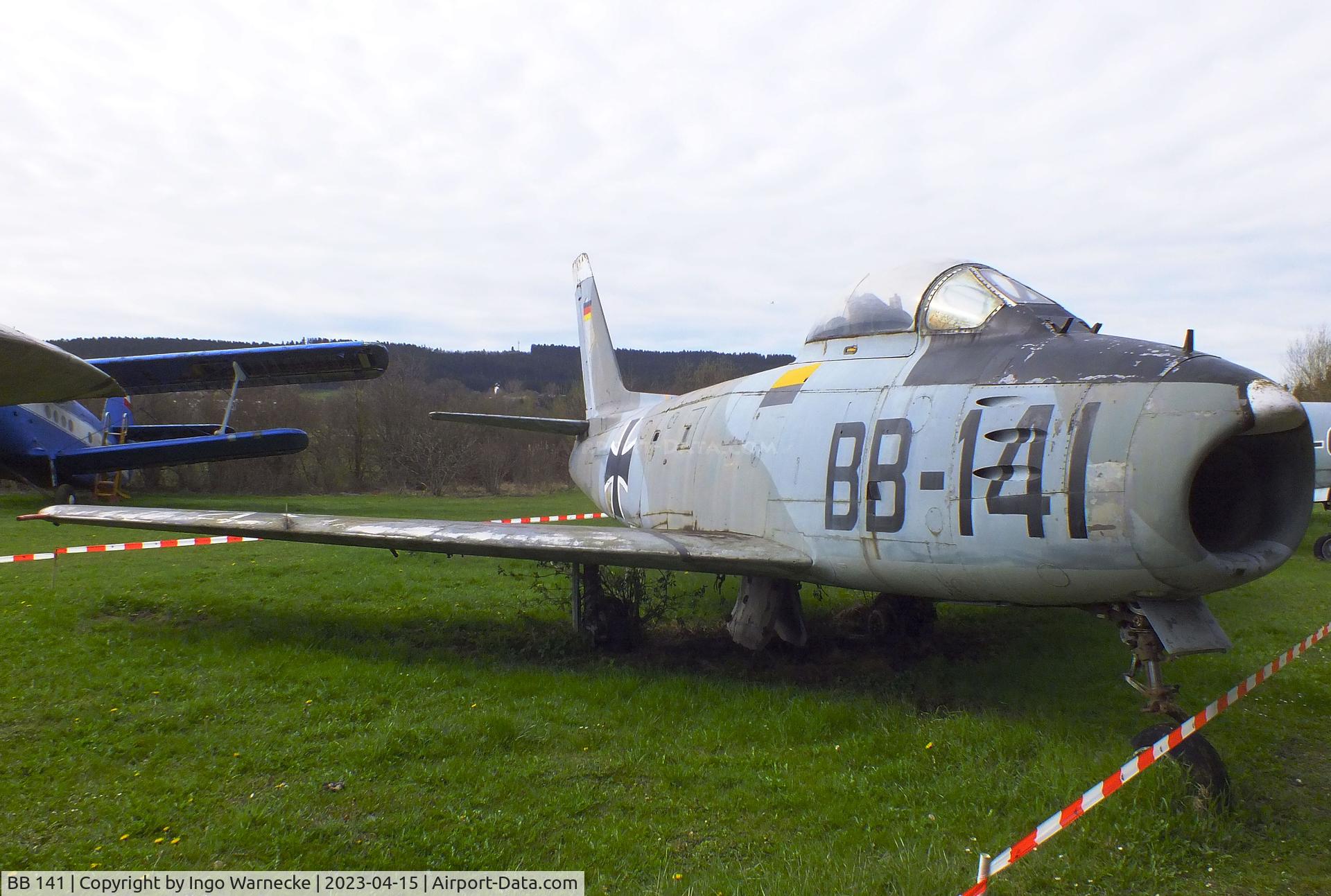 BB 141, Canadair CL-13A Sabre 5 C/N 840, Canadair CL-13A Sabre 5 (F-86) at the Internationales Luftfahrtmuseum, Schwenningen
