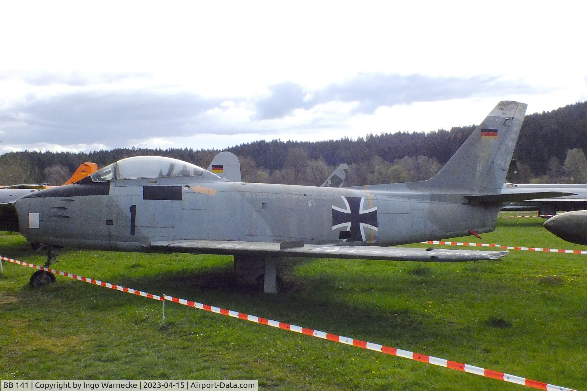 BB 141, Canadair CL-13A Sabre 5 C/N 840, Canadair CL-13A Sabre 5 (F-86) at the Internationales Luftfahrtmuseum, Schwenningen