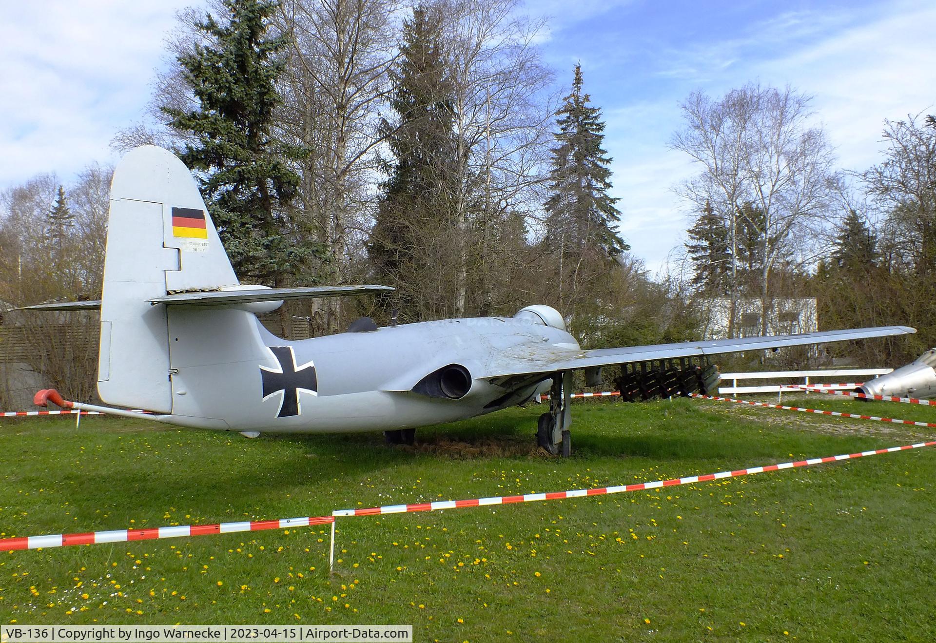 VB-136, Hawker Sea Hawk Mk.100 C/N 6686, Hawker Sea Hawk Mk100 at the Internationales Luftfahrtmuseum, Schwenningen