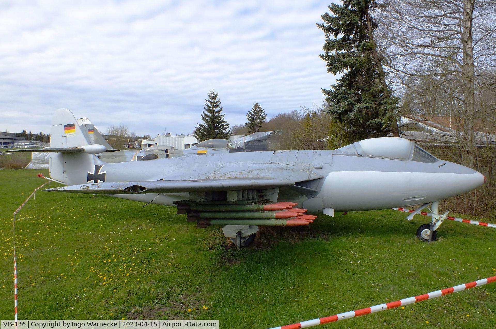 VB-136, Hawker Sea Hawk Mk.100 C/N 6686, Hawker Sea Hawk Mk100 at the Internationales Luftfahrtmuseum, Schwenningen