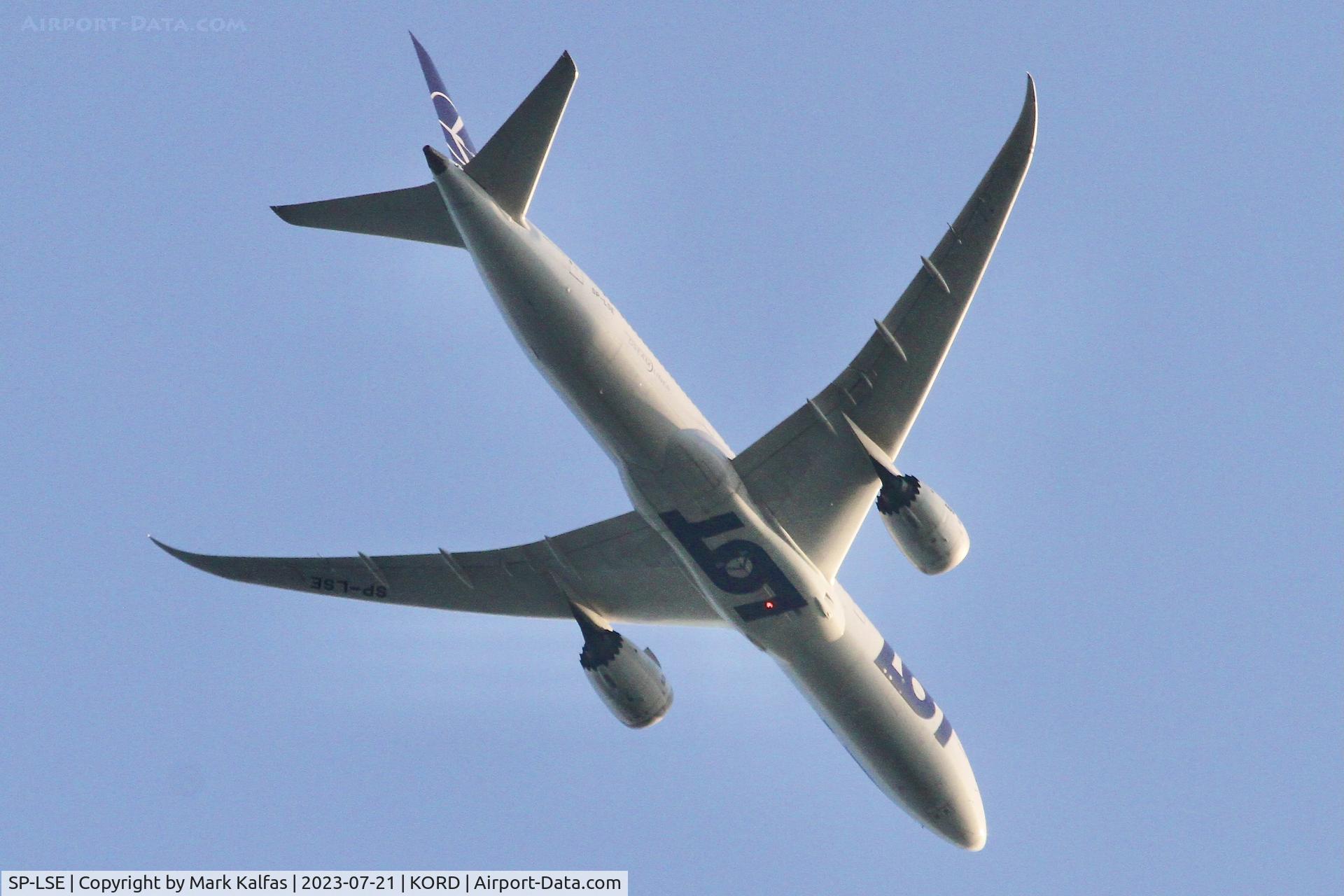 SP-LSE, 2019 Boeing 787-9 Dreamliner C/N 62173, LOT B789 SP-LSE operating as LOT3 from WAW to ORD