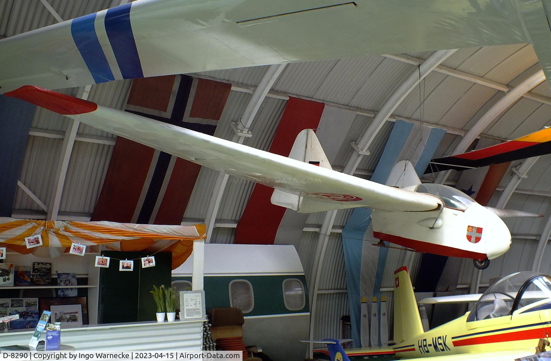 D-8290, Fauvel AV-36 C/N unknown_D-8290, Fauvel AV-36 C at the Internationales Luftfahrtmuseum, Schwenningen