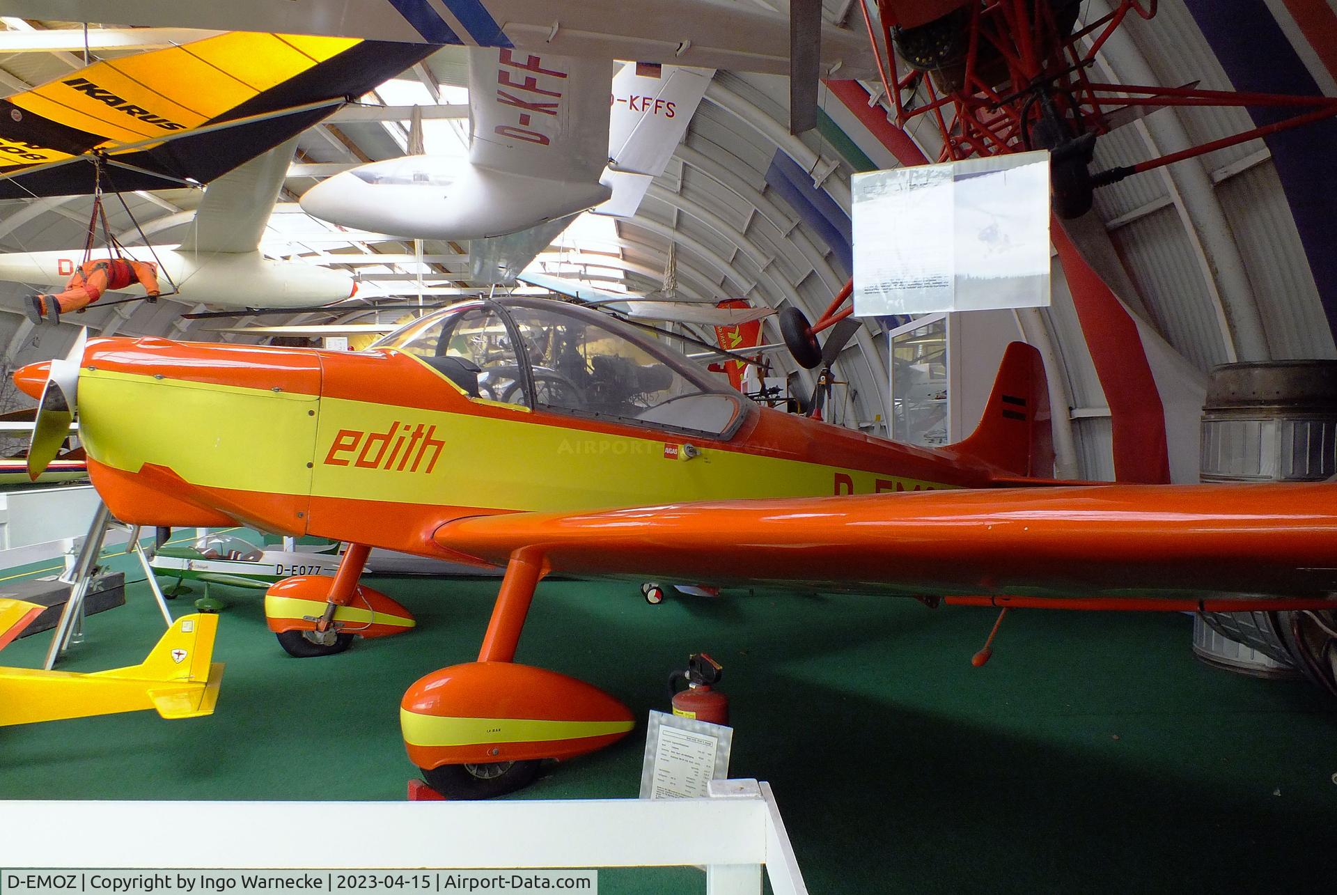 D-EMOZ, 1966 Binder CP-301S Smaragd C/N AB.022, Binder CP-301S Smaragd at the Internationales Luftfahrtmuseum, Schwenningen