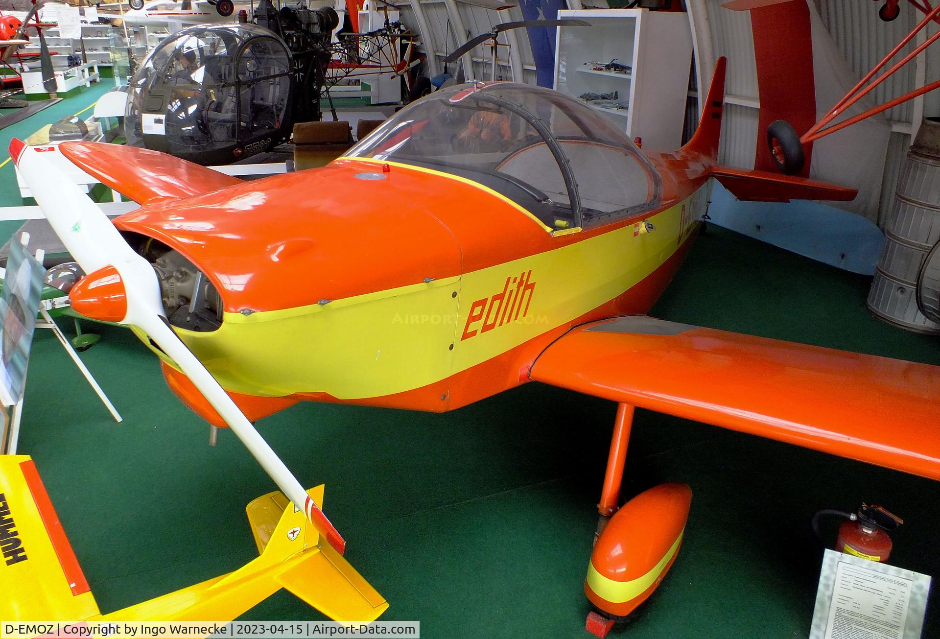 D-EMOZ, 1966 Binder CP-301S Smaragd C/N AB.022, Binder CP-301S Smaragd at the Internationales Luftfahrtmuseum, Schwenningen