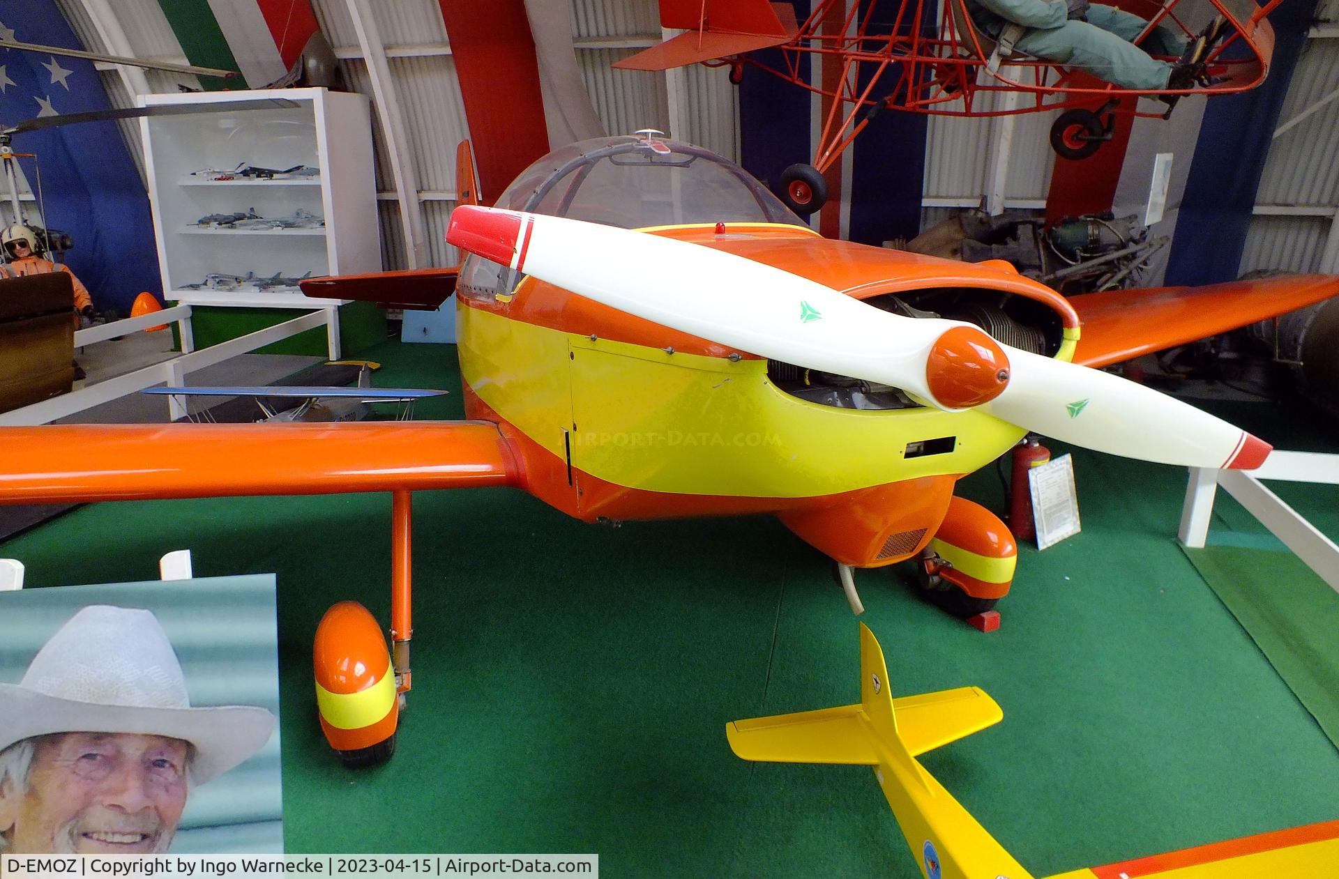 D-EMOZ, 1966 Binder CP-301S Smaragd C/N AB.022, Binder CP-301S Smaragd at the Internationales Luftfahrtmuseum, Schwenningen
