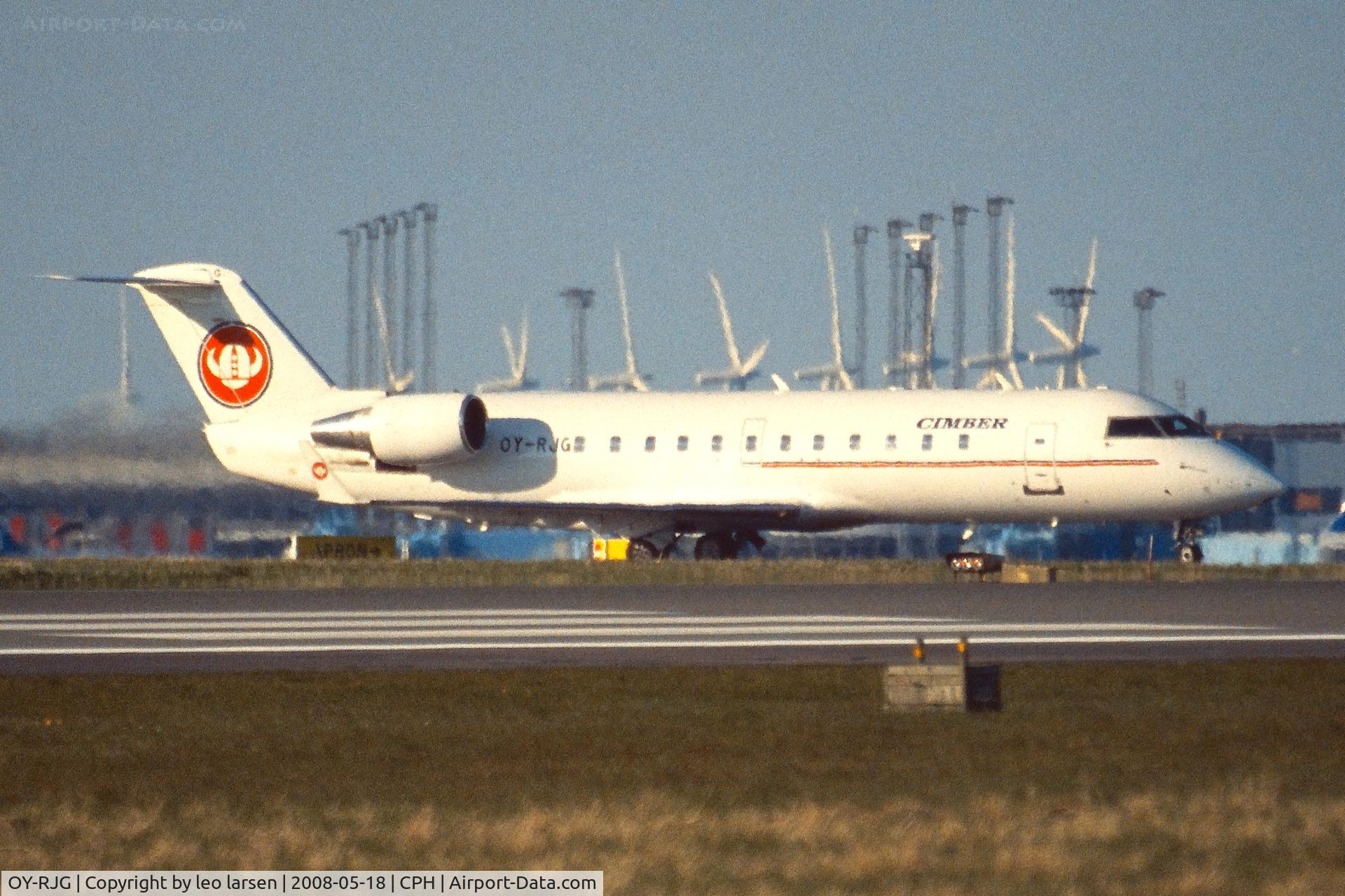 OY-RJG, 1996 Canadair CRJ-200LR (CL-600-2B19) C/N 7104, Copenhagen 18.5.2008