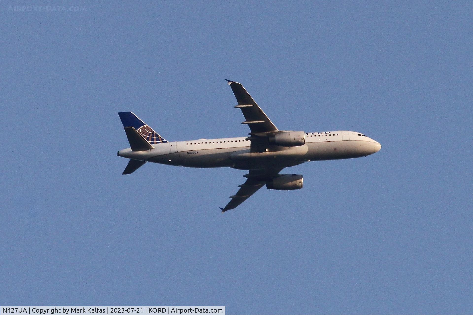 N427UA, 1995 Airbus A320-232 C/N 512, United Airlines A320 N427UA, UA2305 RSW-ORD