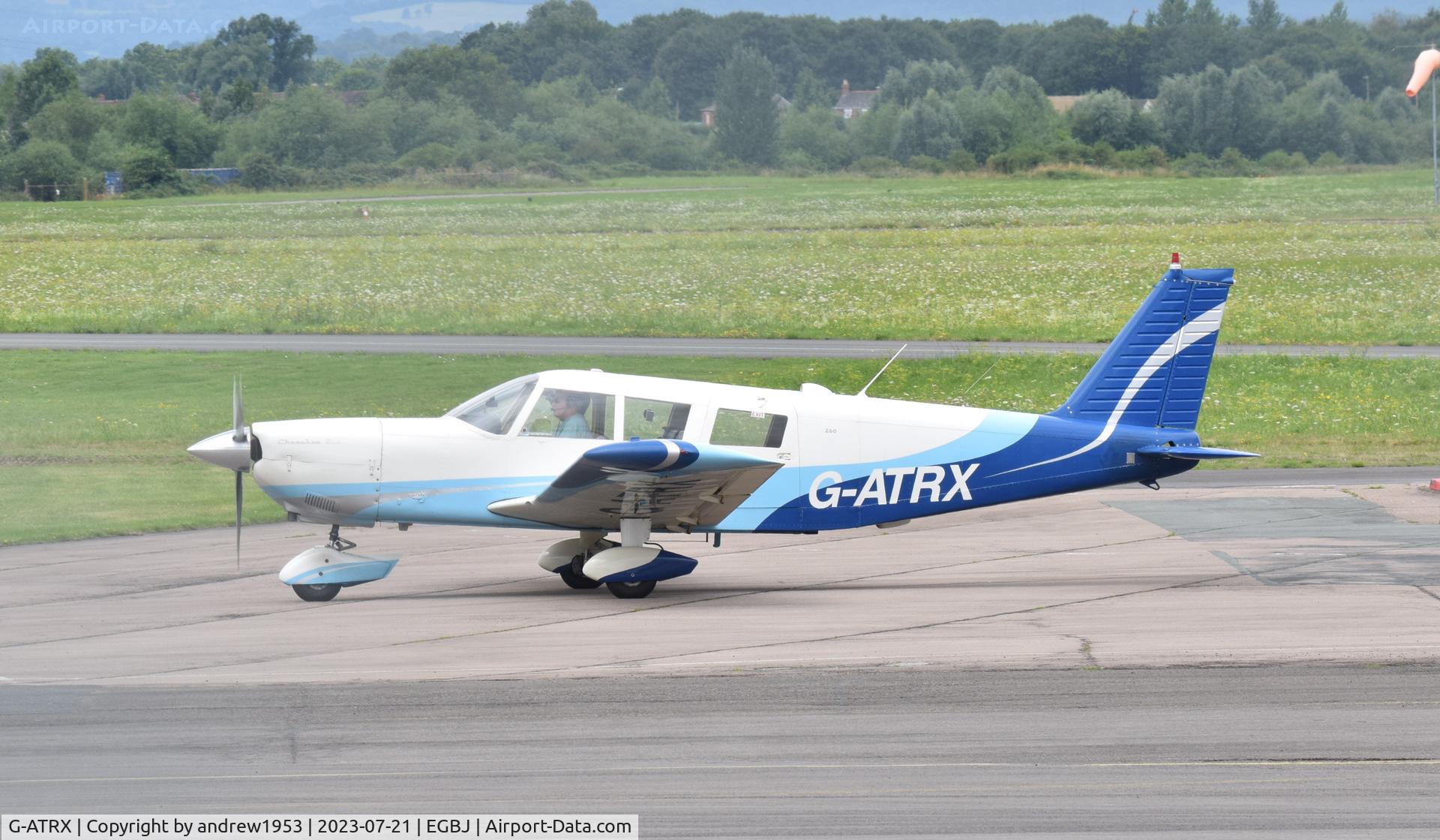 G-ATRX, 1966 Piper PA-32-260 Cherokee Six Cherokee Six C/N 32-390, G-ATRX at Gloucestershire Airport.