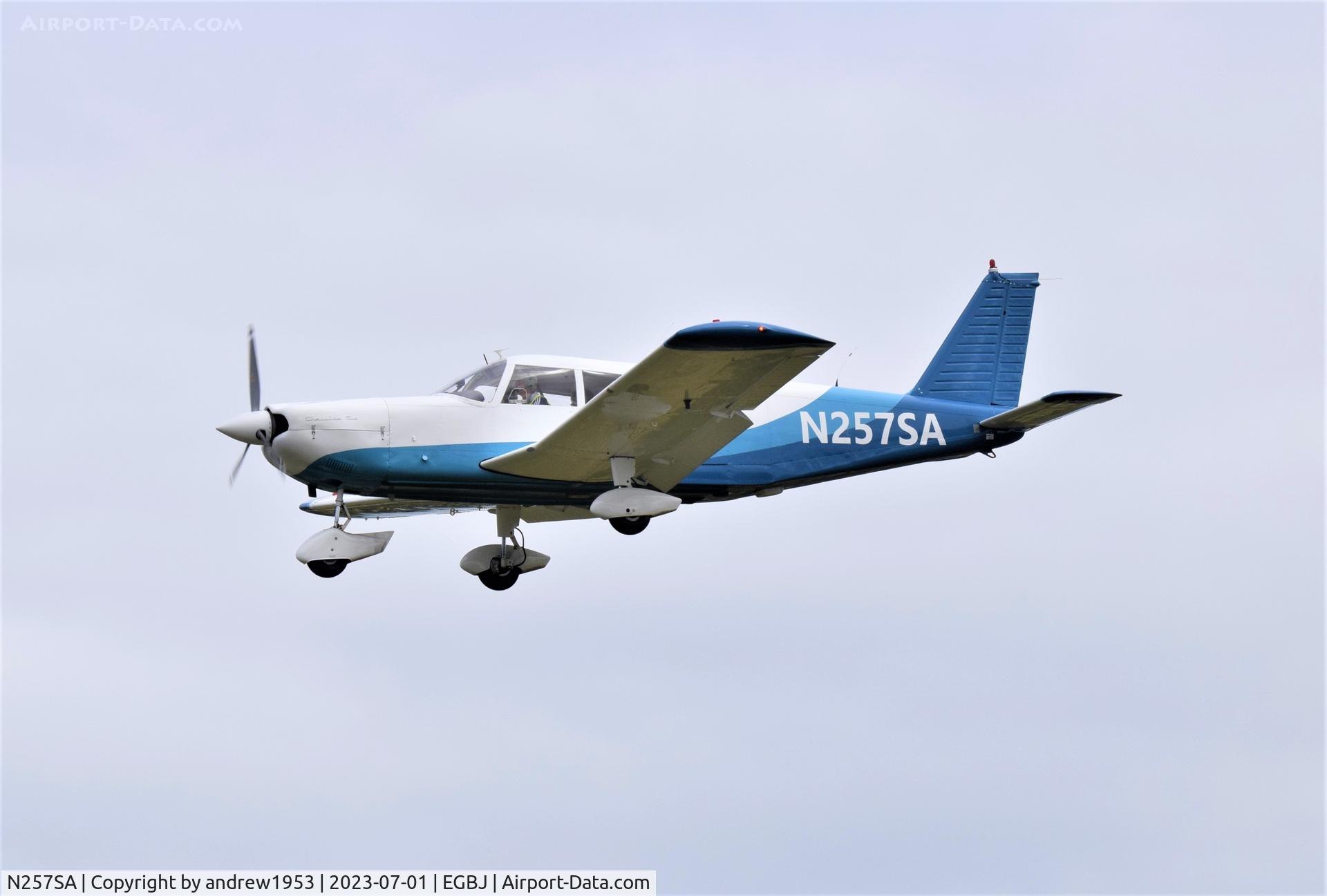 N257SA, 1969 Piper PA-32-300 Cherokee Six Cherokee Six C/N 32-40755, N257SA at Gloucestershire Airport.