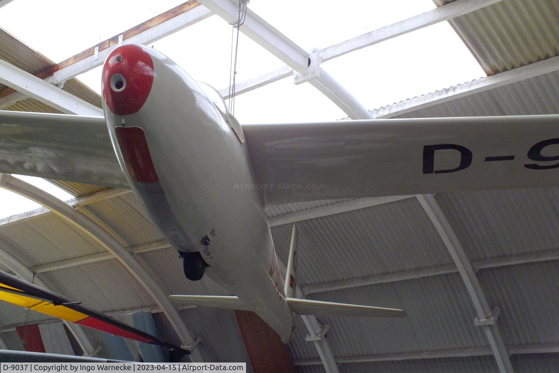 D-9037, 1965 Schleicher Ka-6CR Rhonsegler C/N 6450, Schleicher Ka 6 CR Rhönsegler at the Internationales Luftfahrtmuseum, Schwenningen