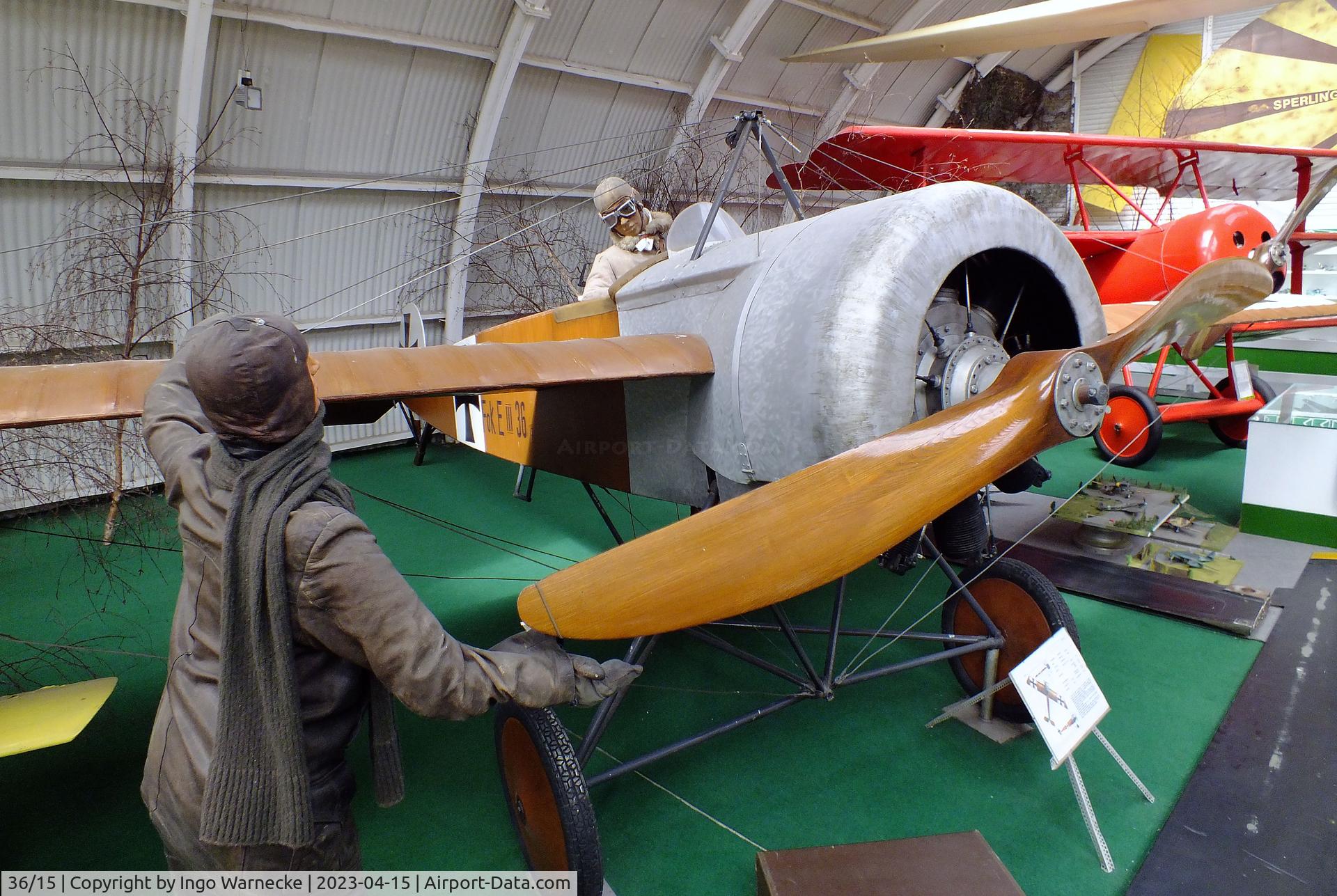 36/15, Fokker E III replica C/N not found_36/15, Fokker E III replica at the Internationales Luftfahrtmuseum, Schwenningen