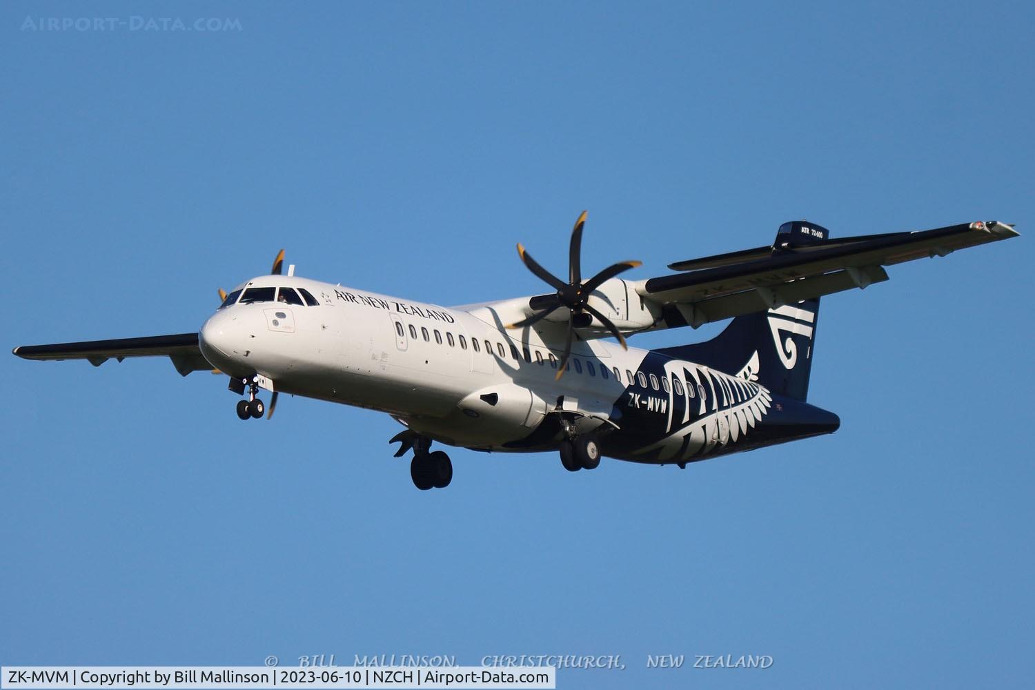 ZK-MVM, 2016 ATR 72-600 C/N 1346, NZ5621 from HLZ