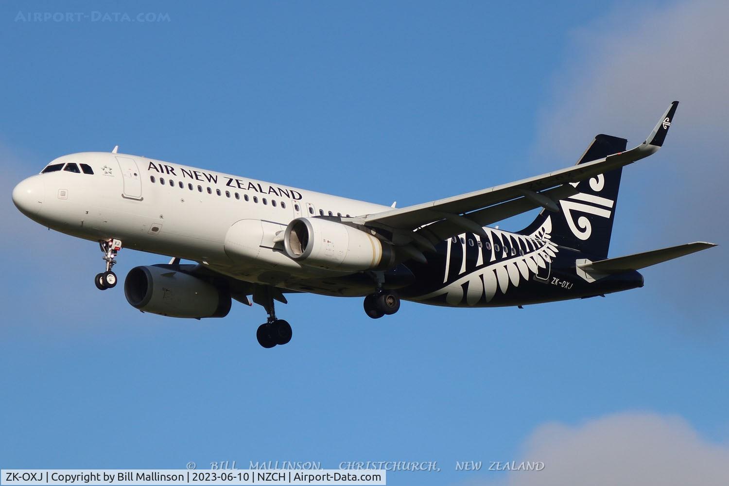 ZK-OXJ, 2015 Airbus A320-232 C/N 6694, NZ353 from WLG