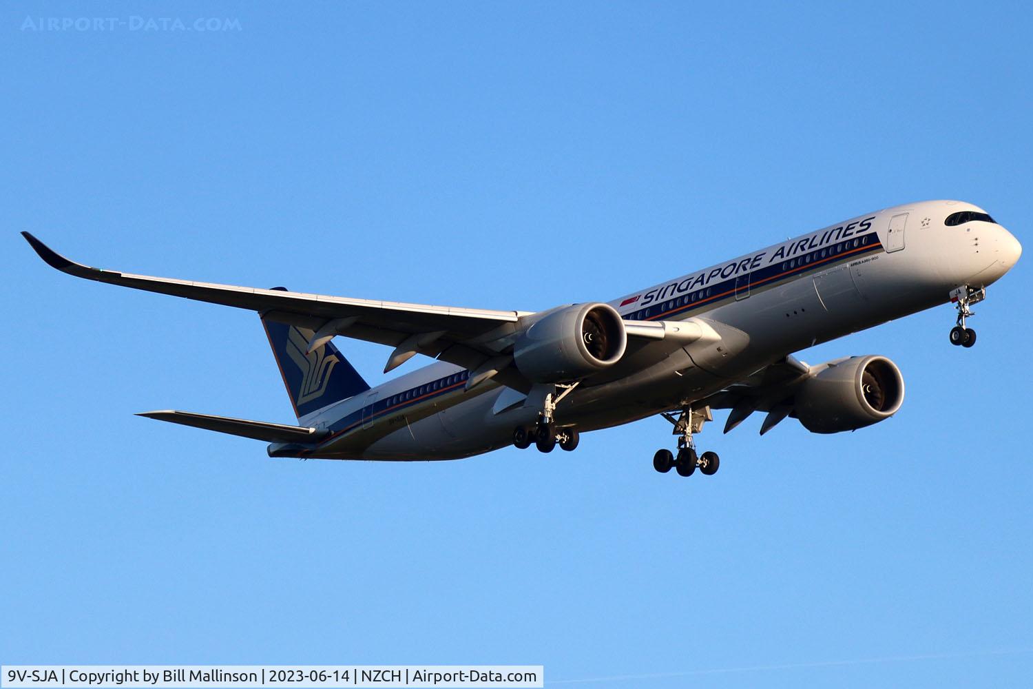9V-SJA, 2019 Airbus A350-941 C/N 364, SQ297 from SIN