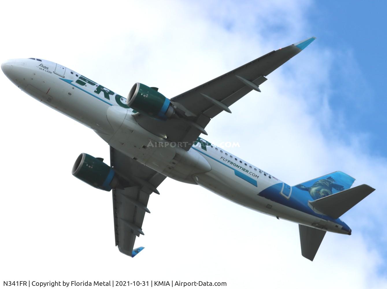 N341FR, 2018 Airbus A320-251NEO C/N 8516, FFT A32N Fran zx MIA-PUJ