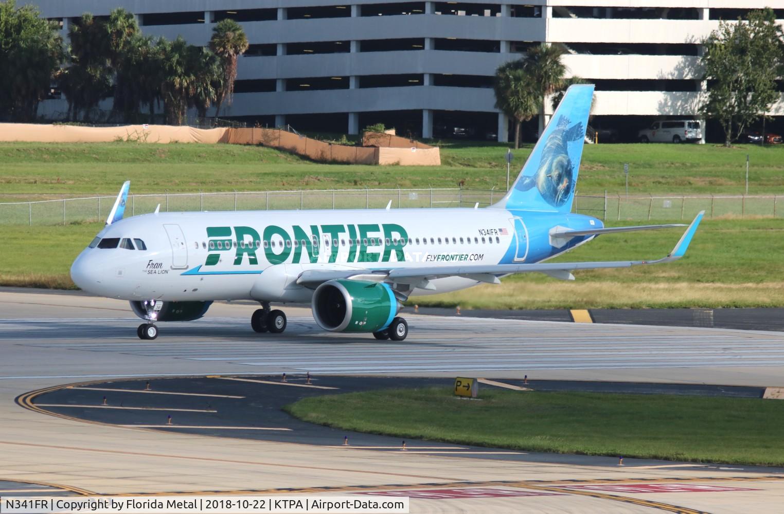 N341FR, 2018 Airbus A320-251NEO C/N 8516, FFT A32N Fran zx PHX-TPA