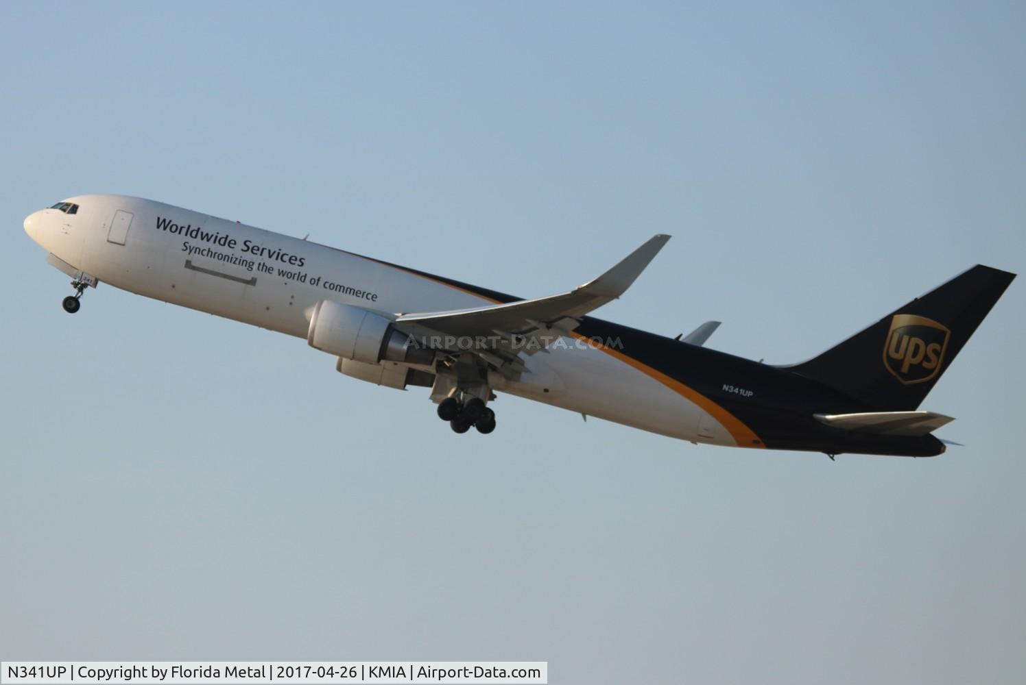 N341UP, 2010 Boeing 767-34AF C/N 37861, UPS 767-300F zx MIA-SDF