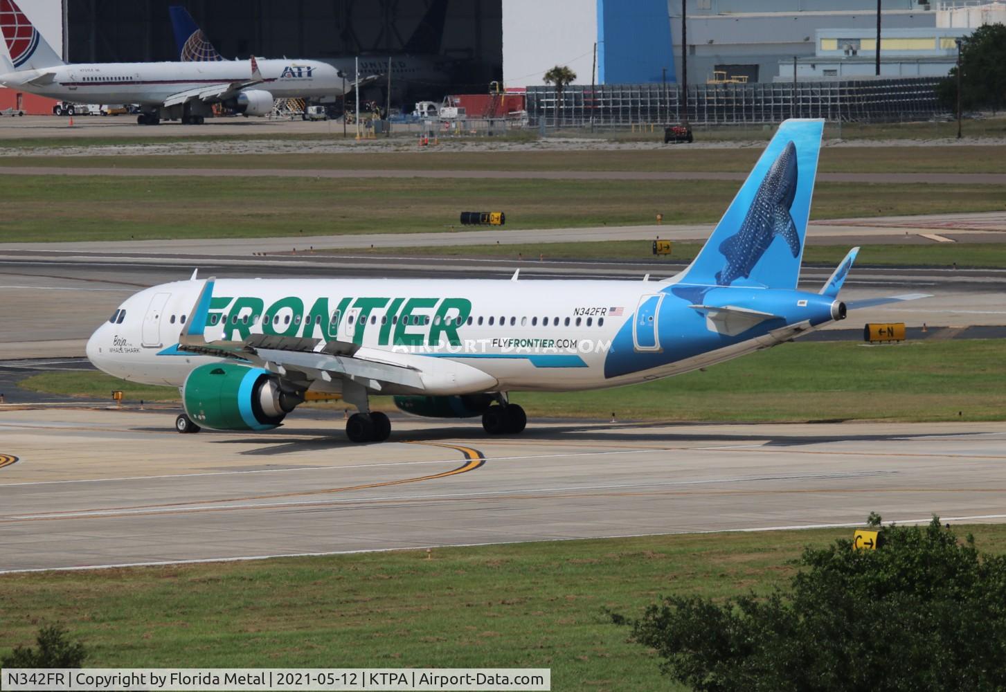 N342FR, 2018 Airbus A320-251N C/N 8537, FFT A32N Baja zx TPA-LAS