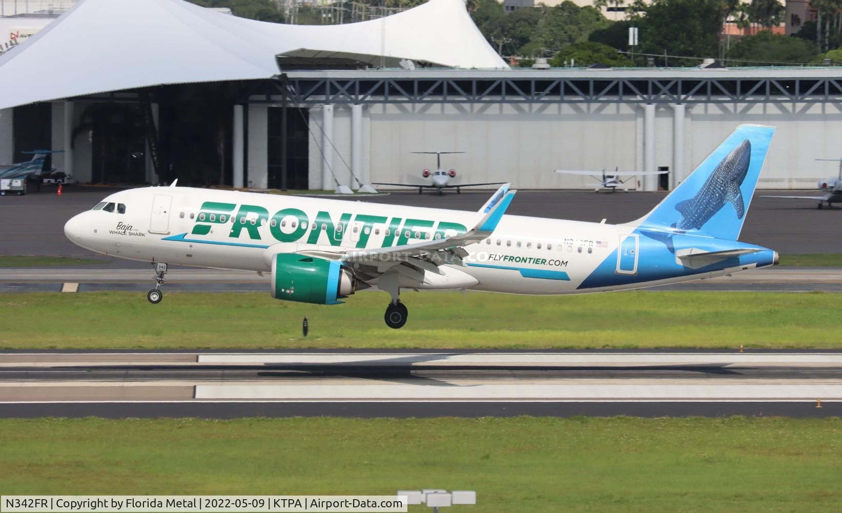 N342FR, 2018 Airbus A320-251N C/N 8537, FFT A32N Baja zx PHL-TPA