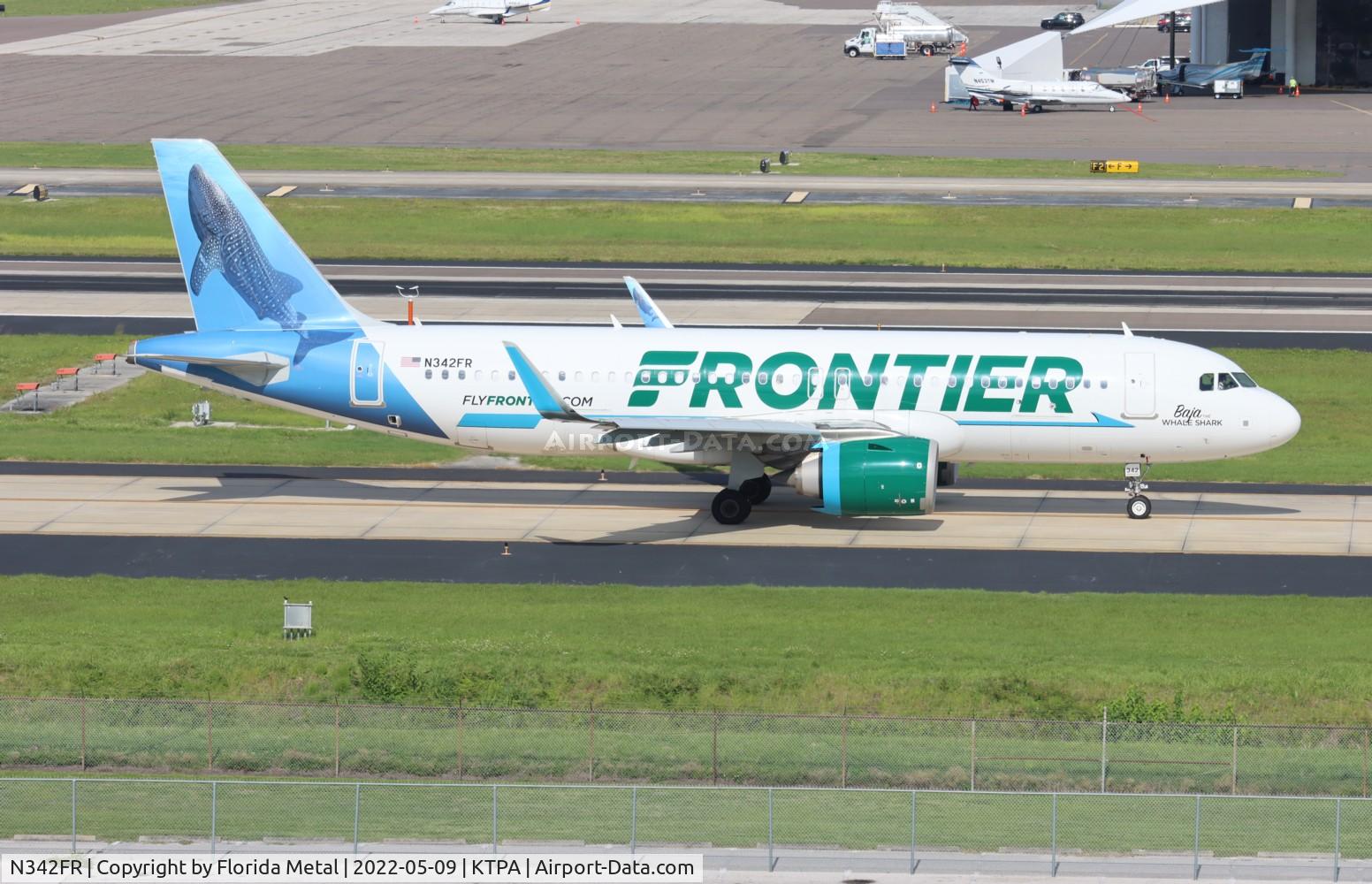 N342FR, 2018 Airbus A320-251N C/N 8537, FFT A32N Baja zx TPA-MDW