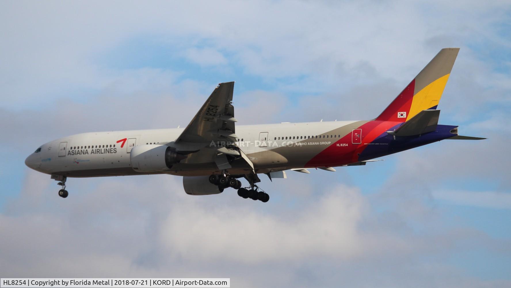 HL8254, 2012 Boeing 777-28E/ER C/N 40198, Asiana 772 zx ICN-ORD