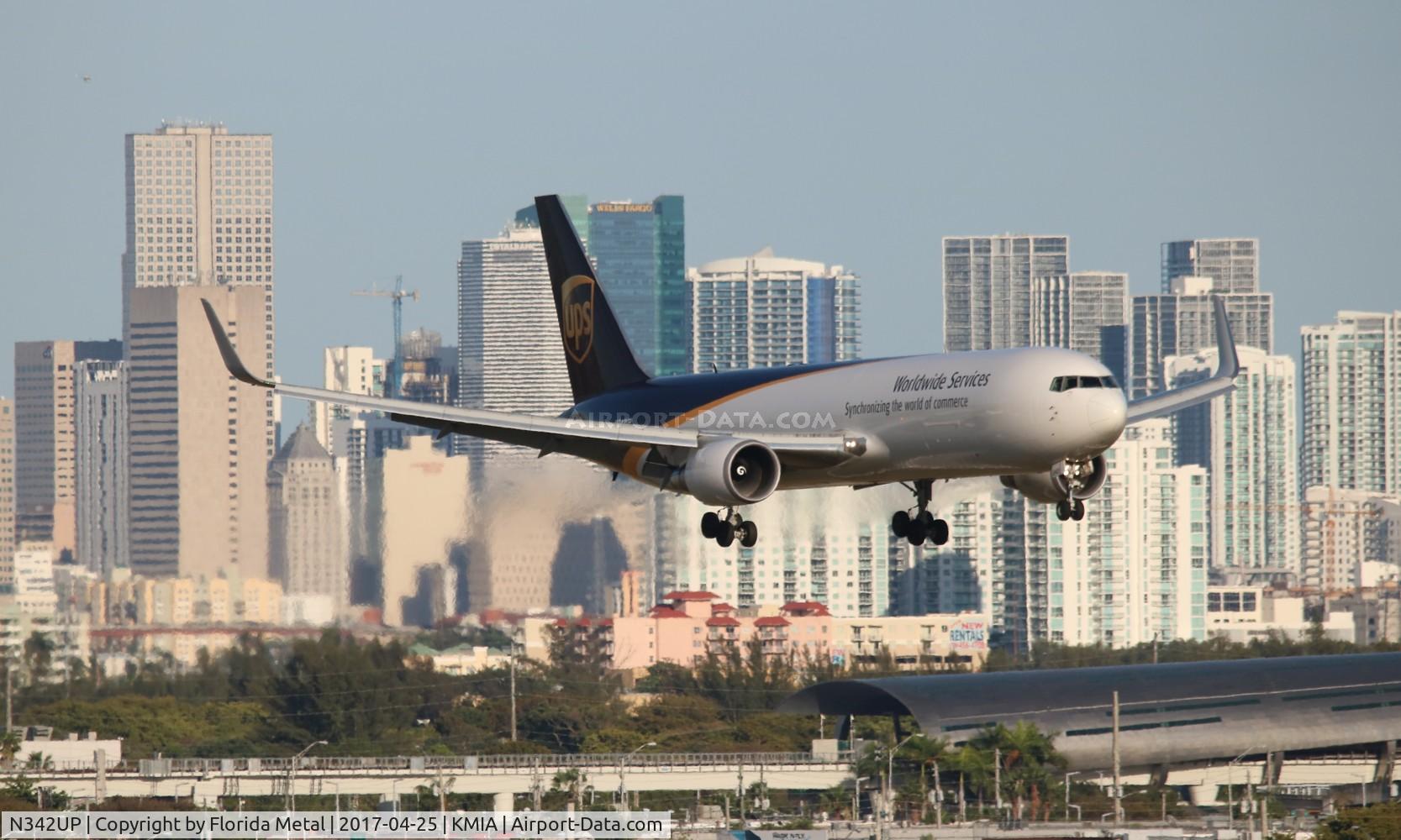 N342UP, 2011 Boeing 767-34AF C/N 37865, UPS 767-300F zx SDQ-MIA