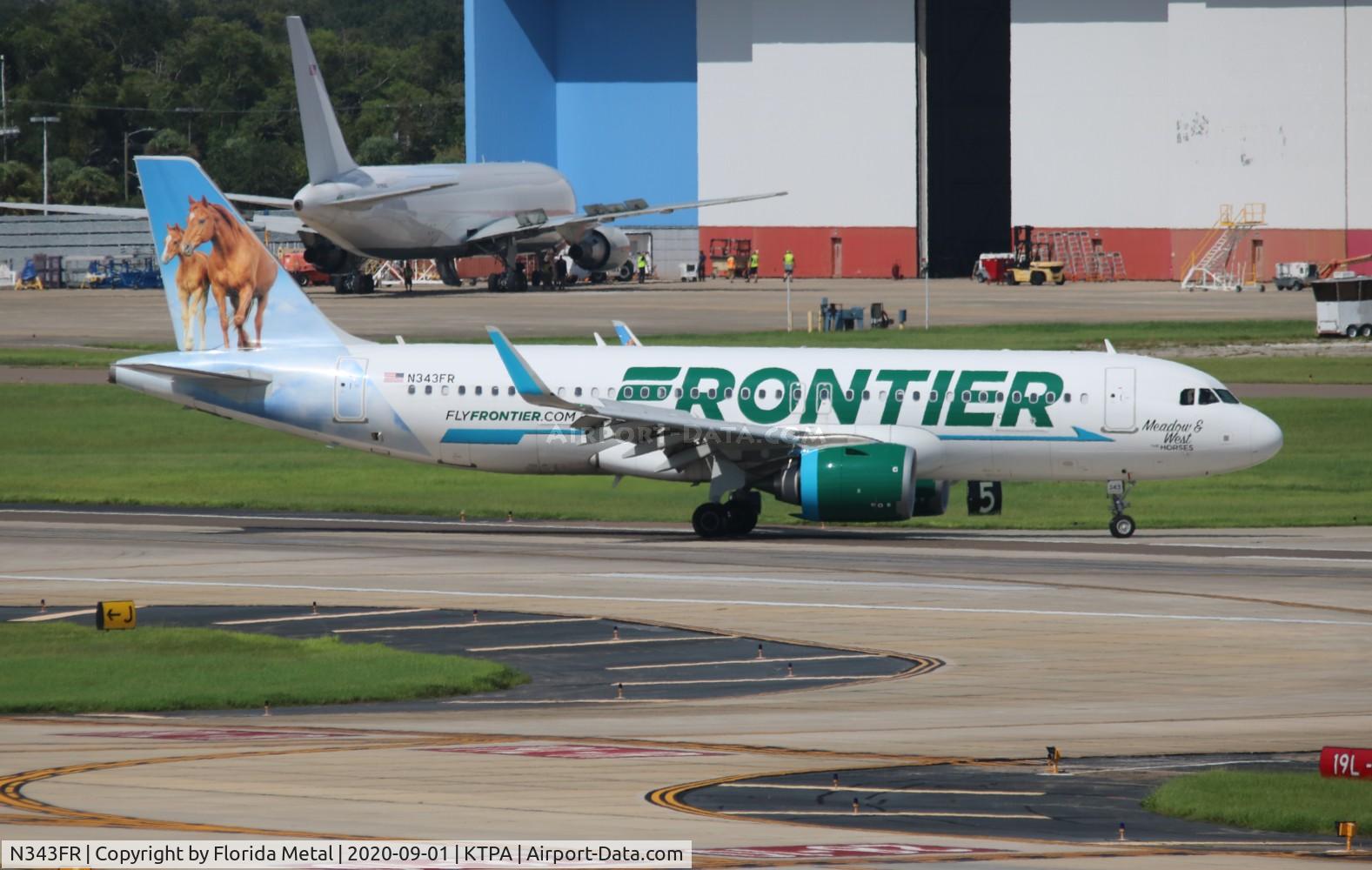 N343FR, 2018 Airbus A320-251N C/N 8580, FFT A32N Meadow and West zx