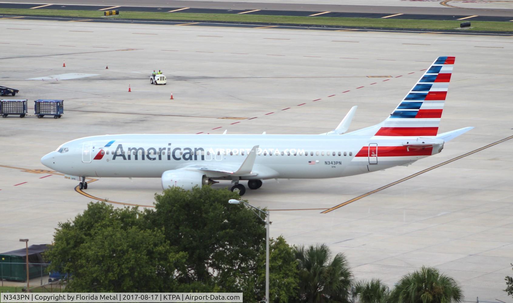 N343PN, 2017 Boeing 737-823 C/N 31270, AAL 738 zx