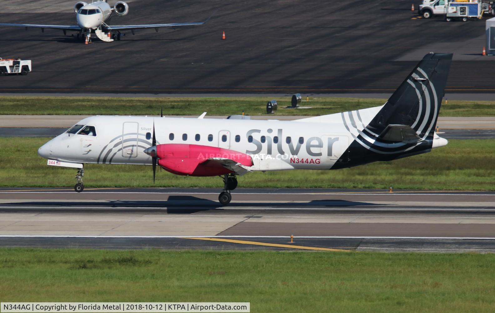 N344AG, 1998 Saab 340B C/N 340B-444, SIL S340 zx FLL-TPA