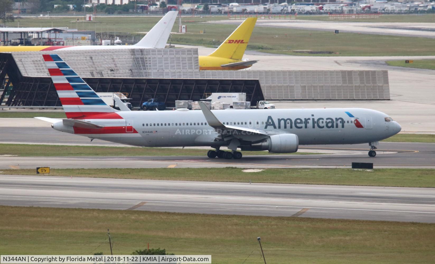 N344AN, 2003 Boeing 767-323 C/N 33083, AAL 763 zx DFW-MIA