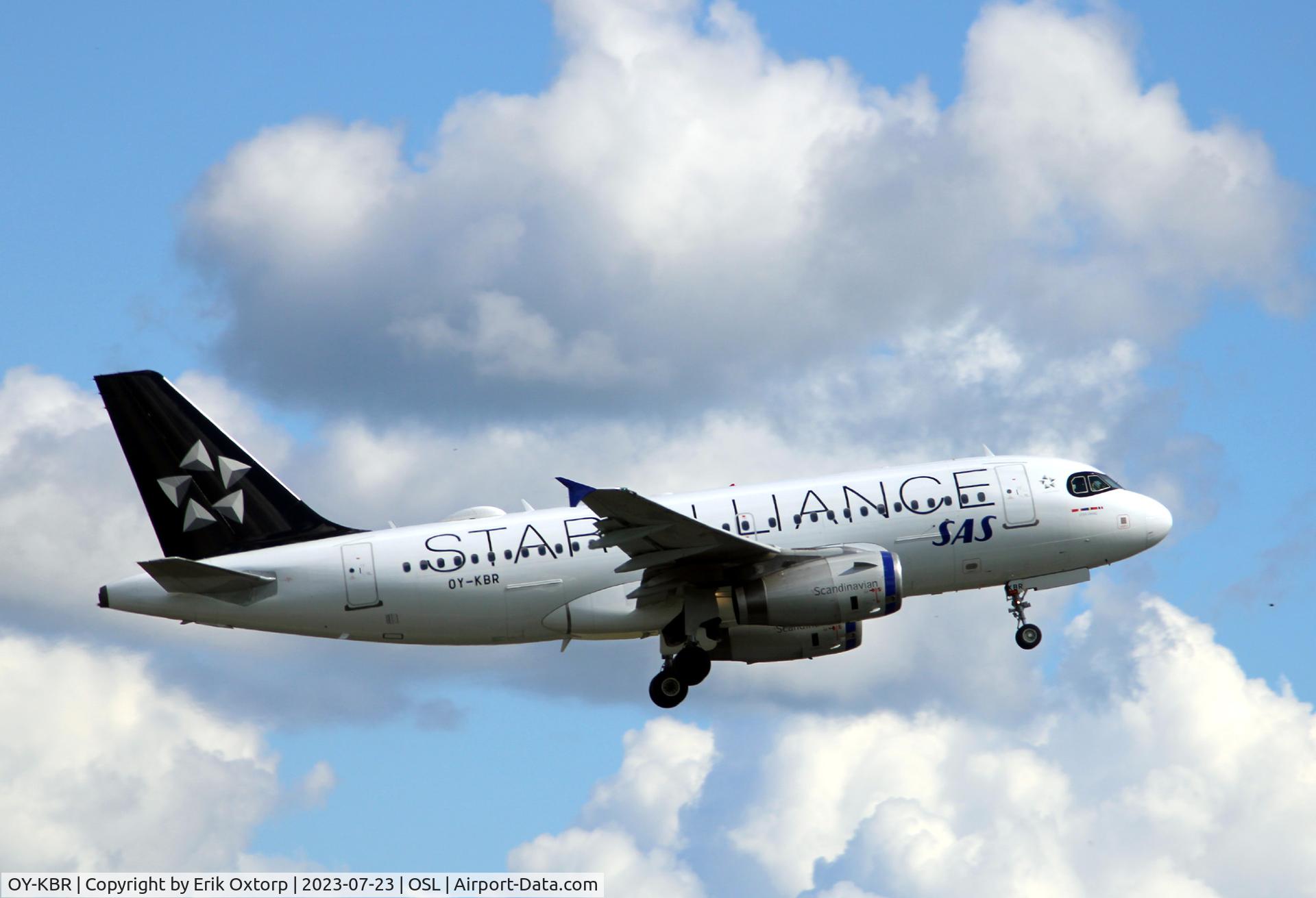 OY-KBR, 2007 Airbus A319-132 C/N 3231, OY-KBR in OSL