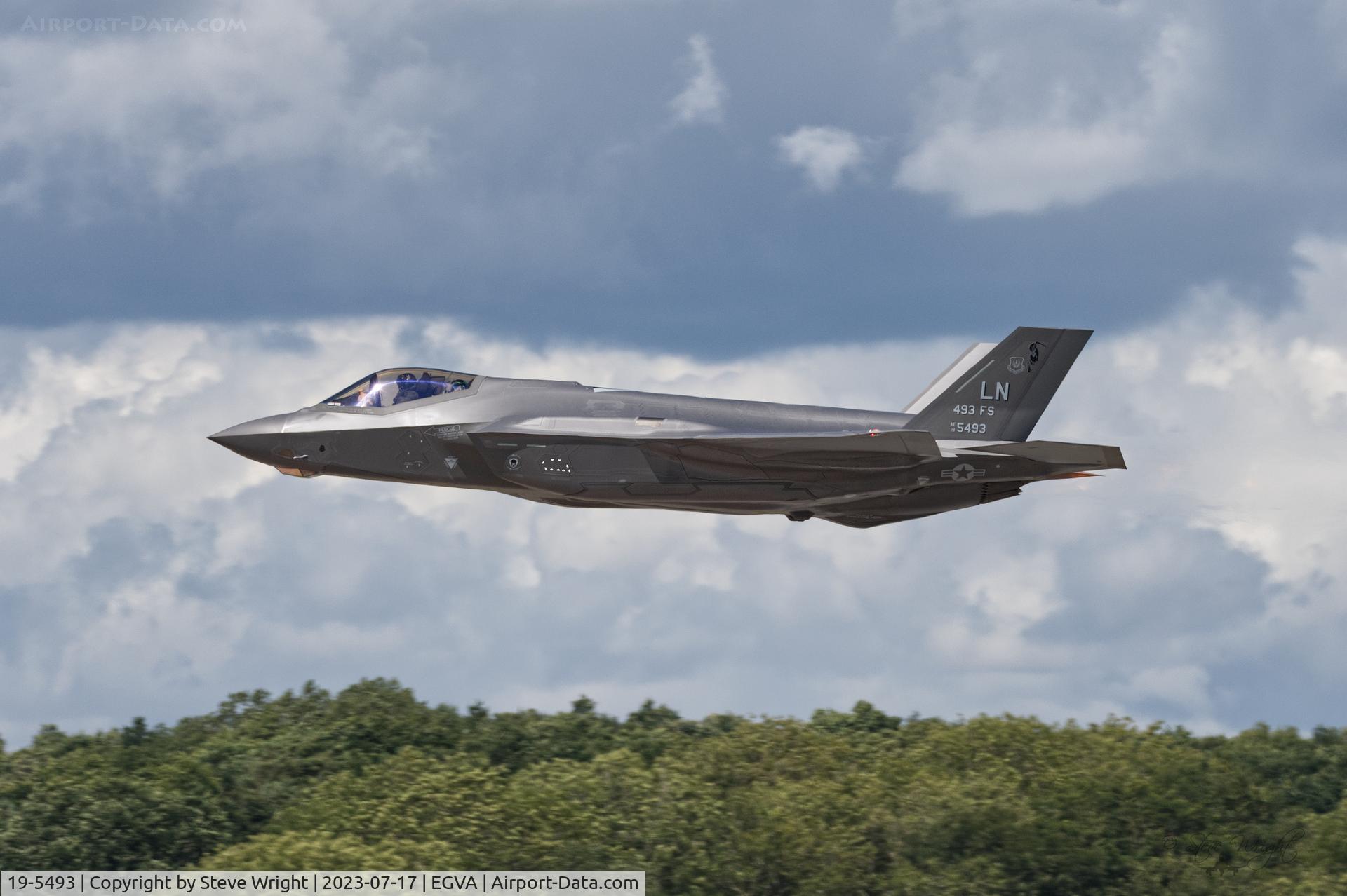 19-5493, Lockheed Martin F-35A Lightning II C/N AF-321, RIAT 2023 RAF Fairford