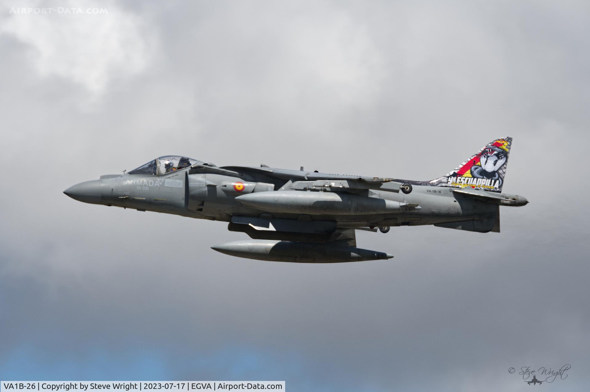 VA1B-26, McDonnell Douglas EAV-8B+ Matador II C/N E15/SP-03, RIAT 2023 RAF Fairford