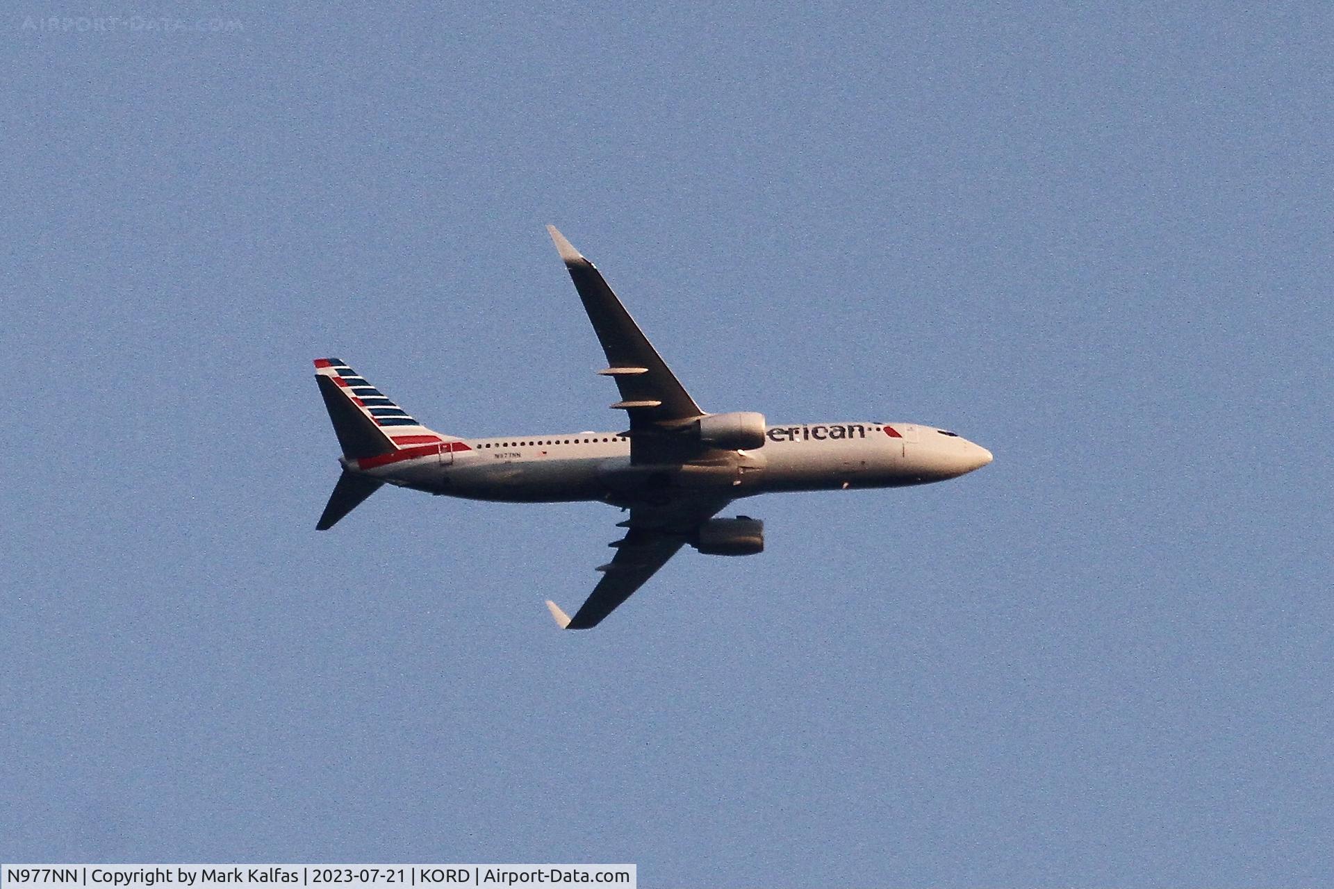 N977NN, 2015 Boeing 737-823 C/N 31225, American Airlines B738 N977NN, operating as AA1121 from MCO to ORD