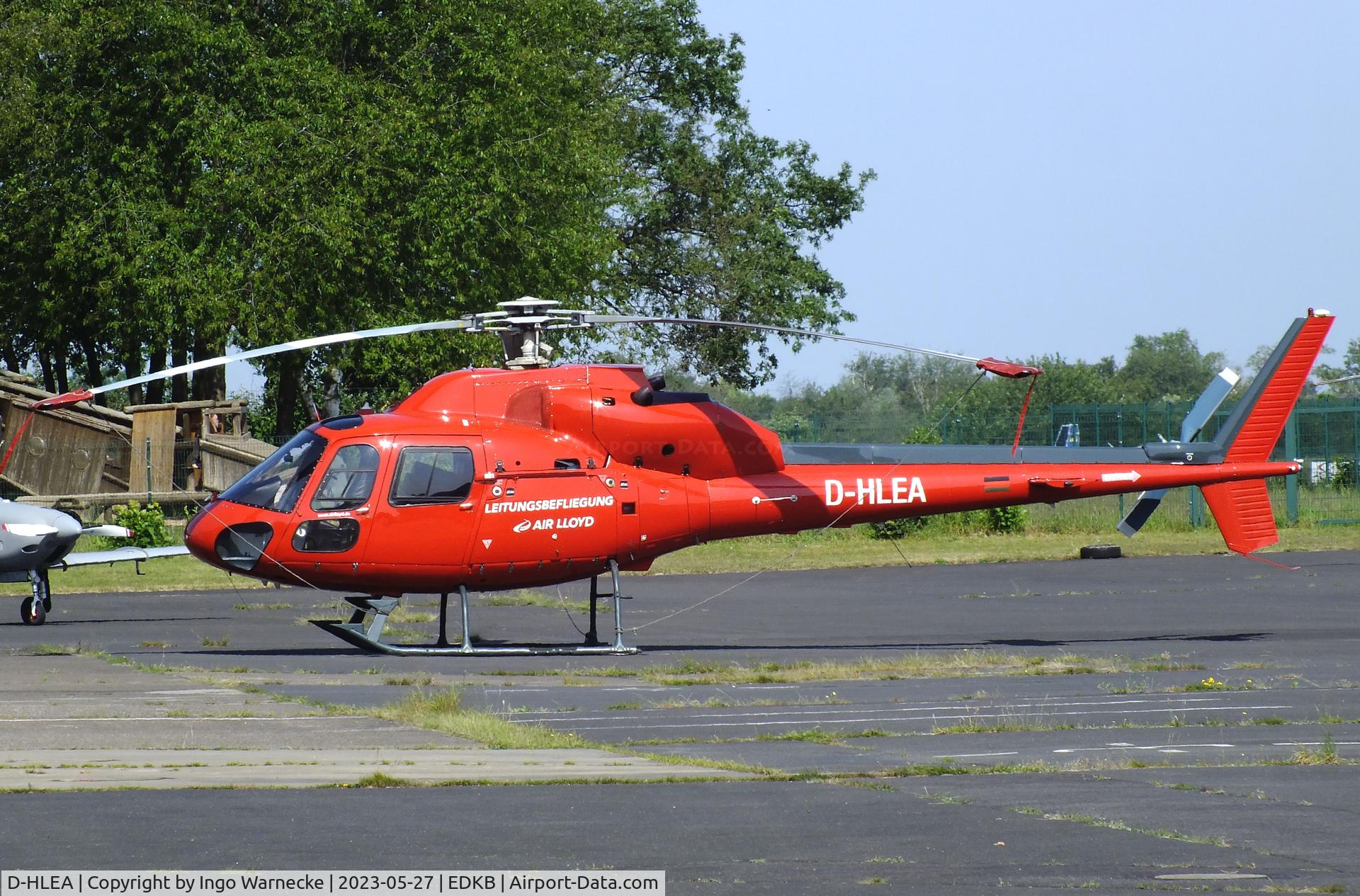 D-HLEA, Aerospatiale AS-355F-2 Ecureuil 2 C/N 5378, Aerospatiale AS.355F-2 Ecureuil 2 of Air Lloyd at Bonn-Hangelar airfield '2305