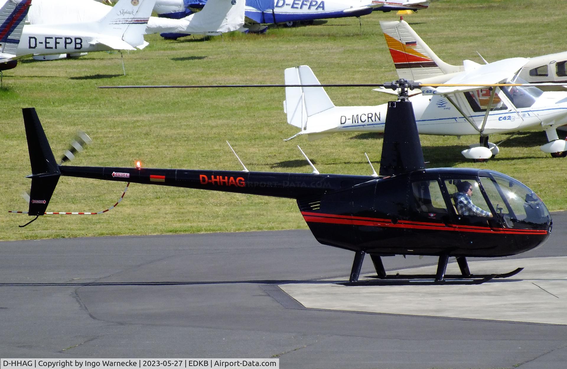 D-HHAG, Robinson R44 Raven C/N 0852, Robinson R44 Raven at Bonn-Hangelar airfield '2305
