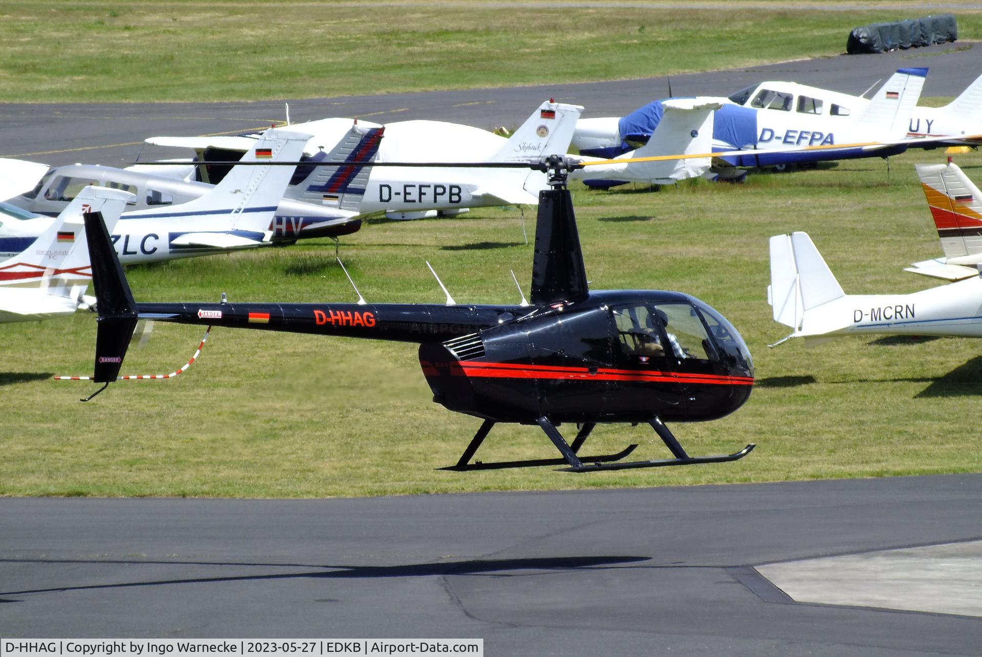 D-HHAG, Robinson R44 Raven C/N 0852, Robinson R44 Raven at Bonn-Hangelar airfield '2305