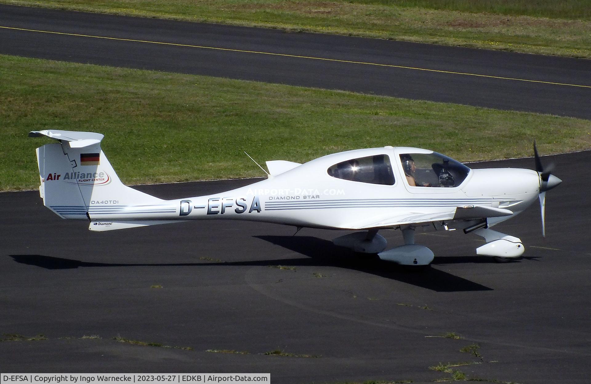 D-EFSA, 2004 Diamond DA-40D Diamond Star Diamond Star C/N D4.096, Diamond DA-40D Diamond Star at Bonn-Hangelar airfield '2305